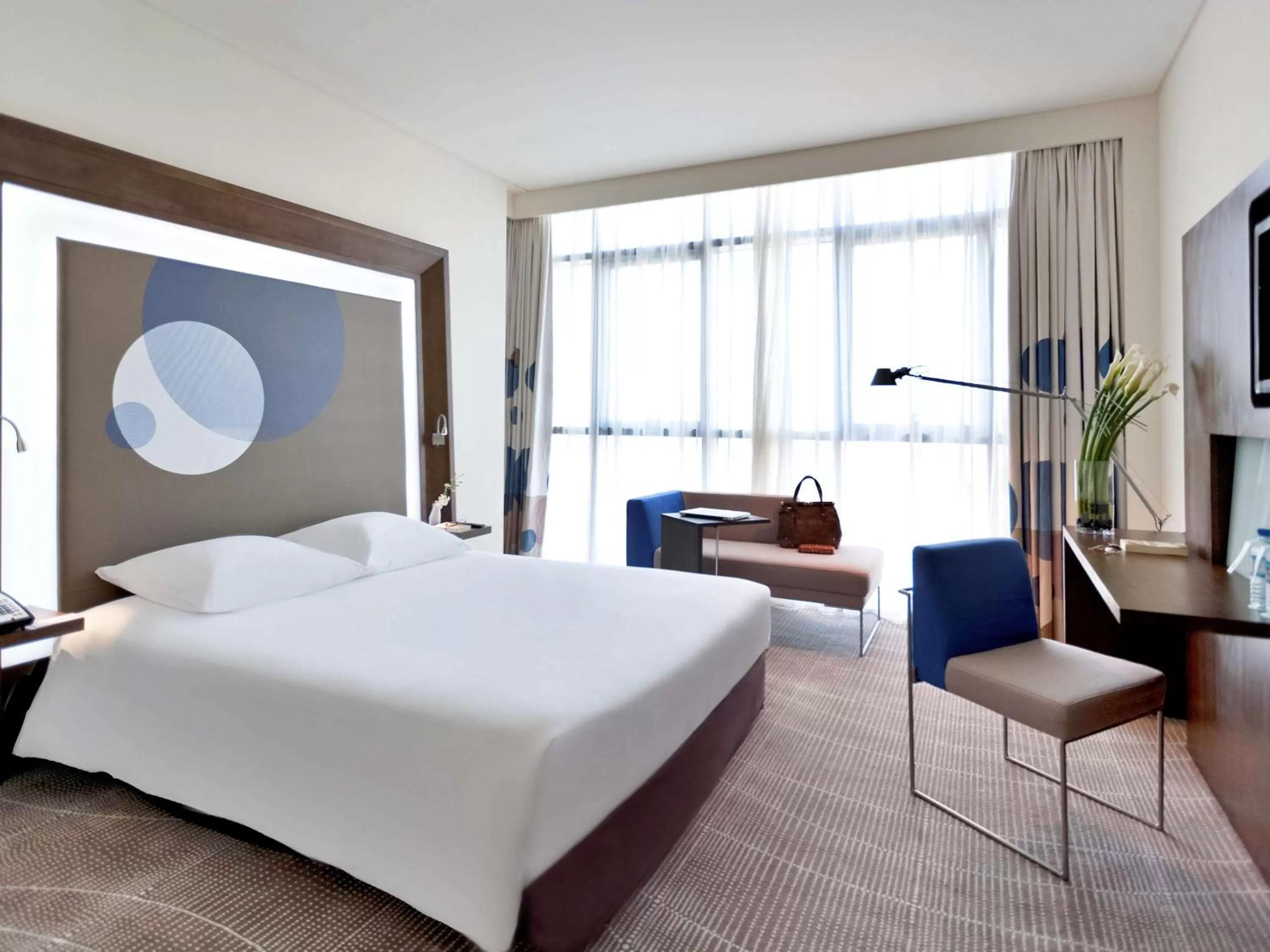 Photo of the whole room, Bed in Novotel Abu Dhabi Gate