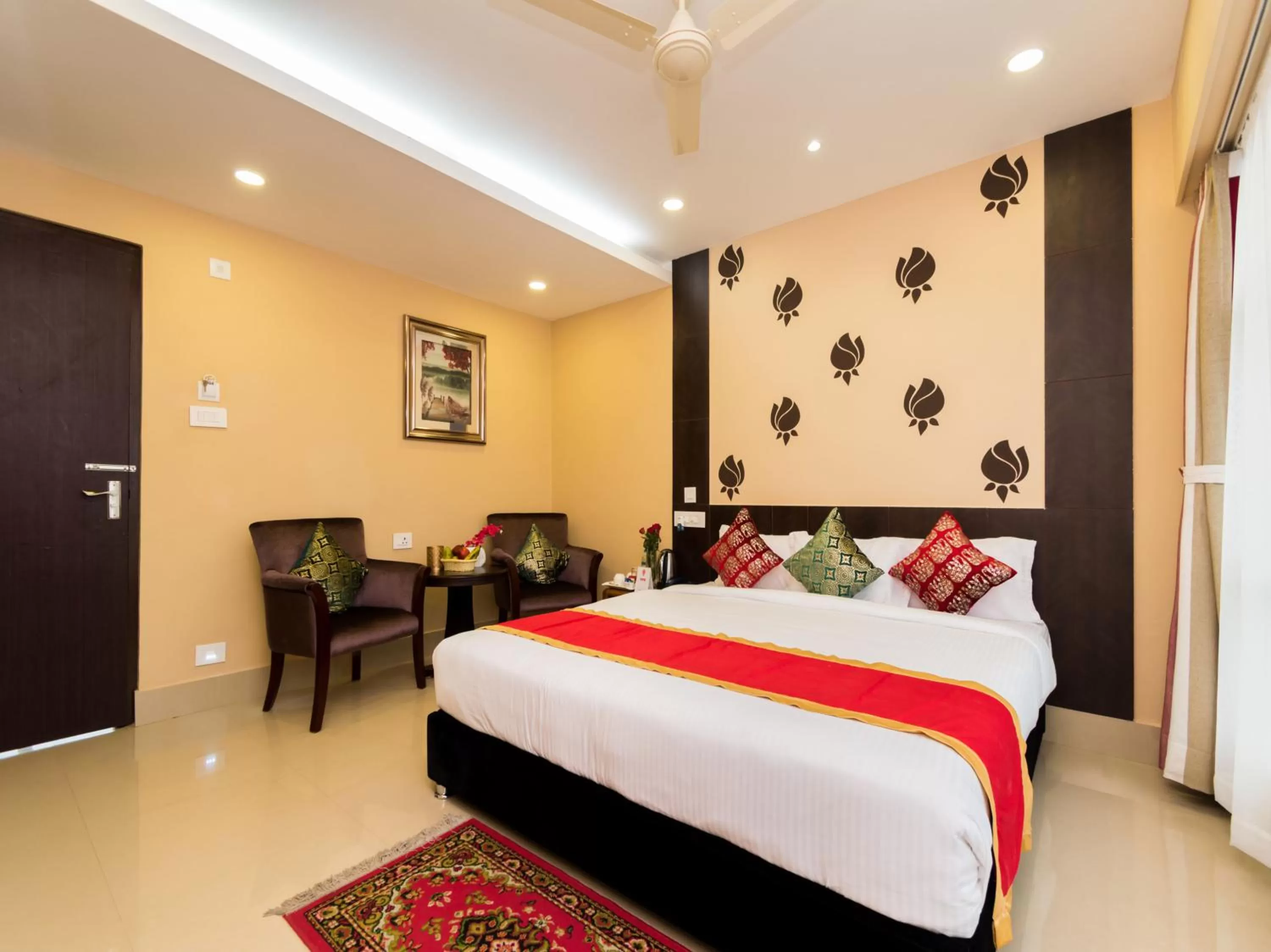 Bed in Central Courtyard Boutique Hotel