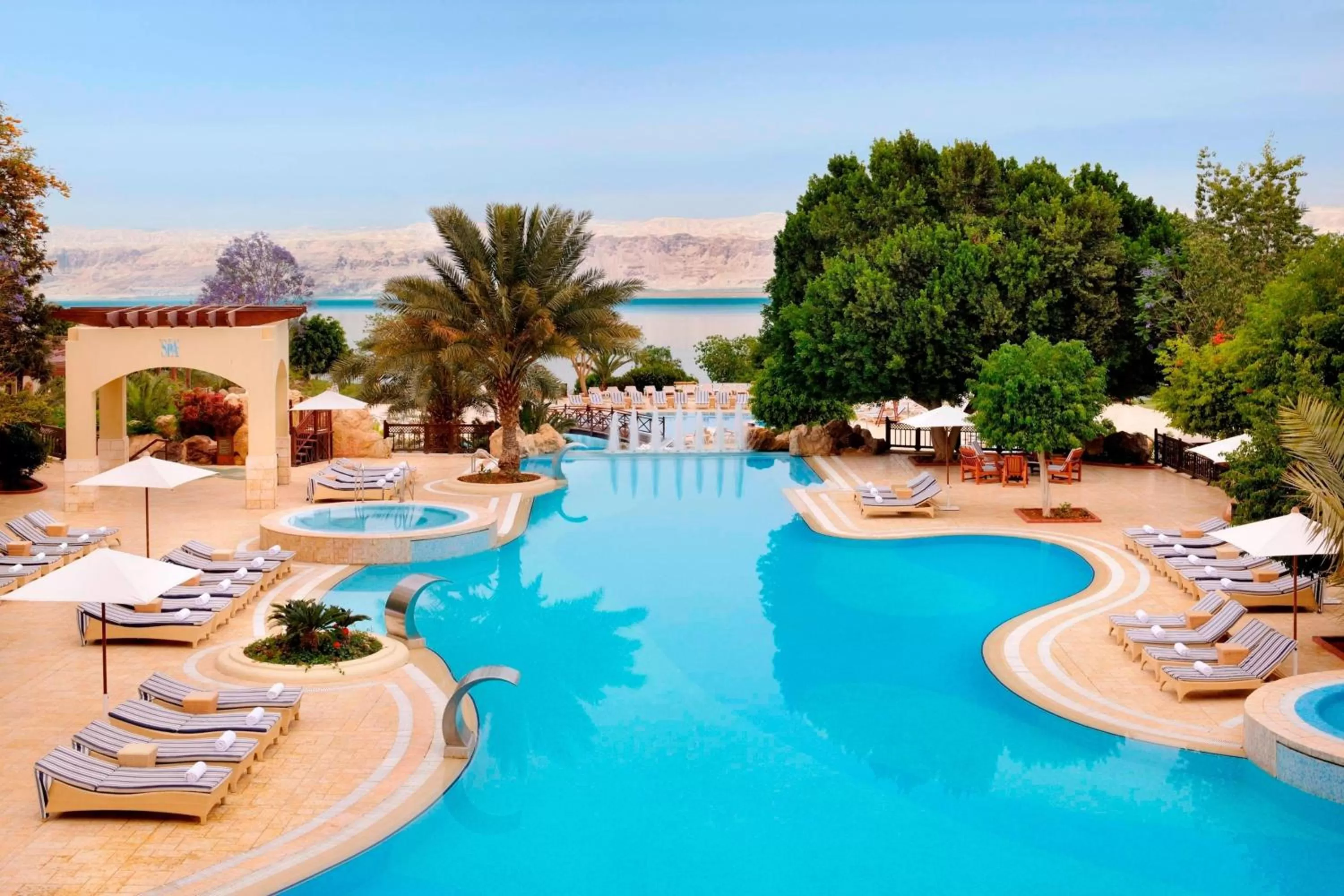 Swimming pool in Dead Sea Marriott Resort & Spa
