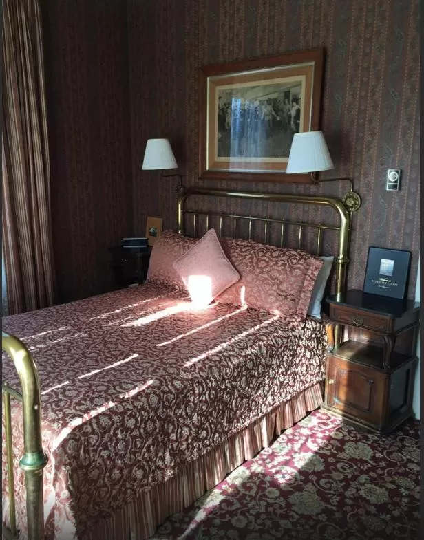 Photo of the whole room, Bed in Mendocino Hotel & Garden