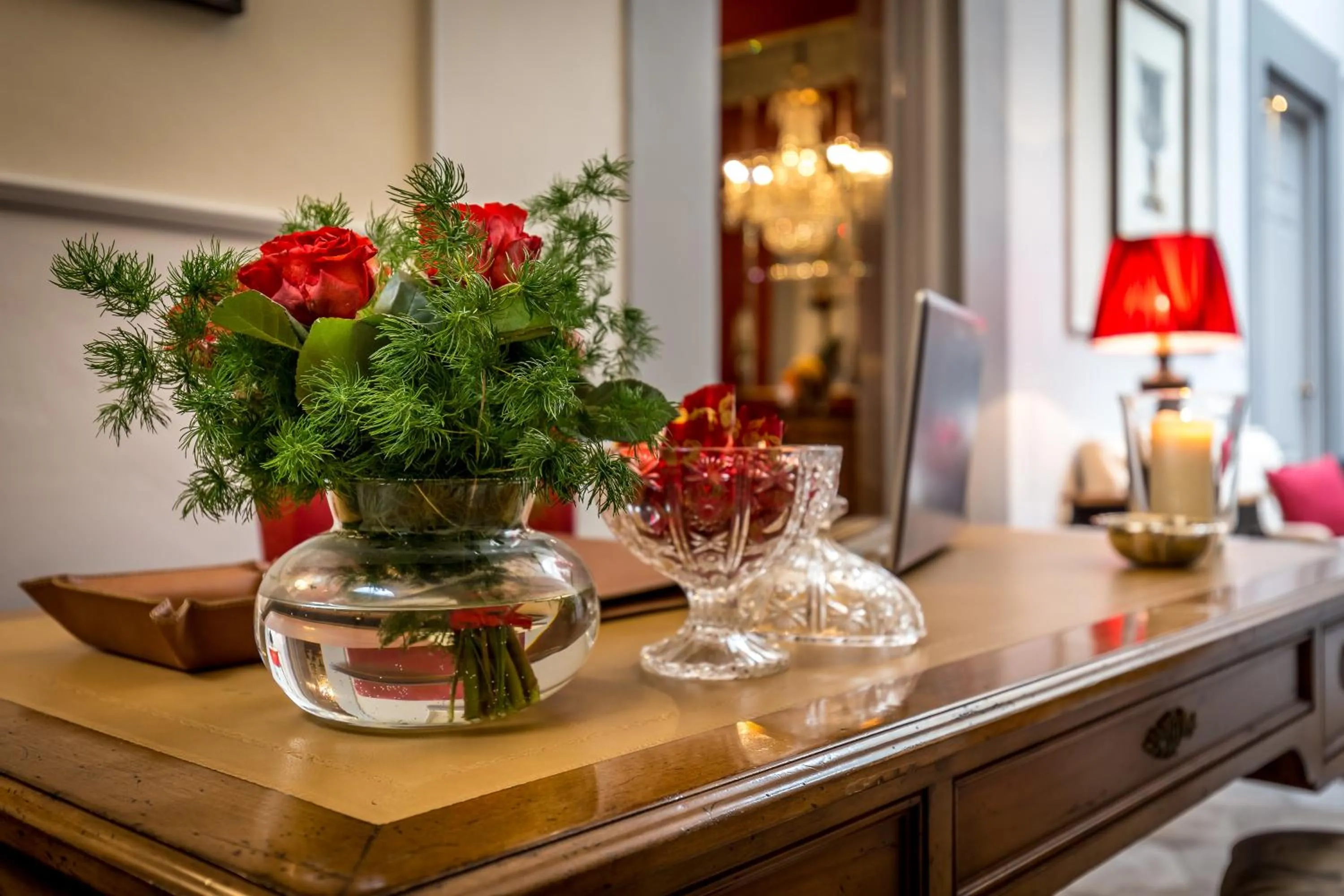 Lobby or reception in Palazzo Ridolfi - Residenza d'Epoca