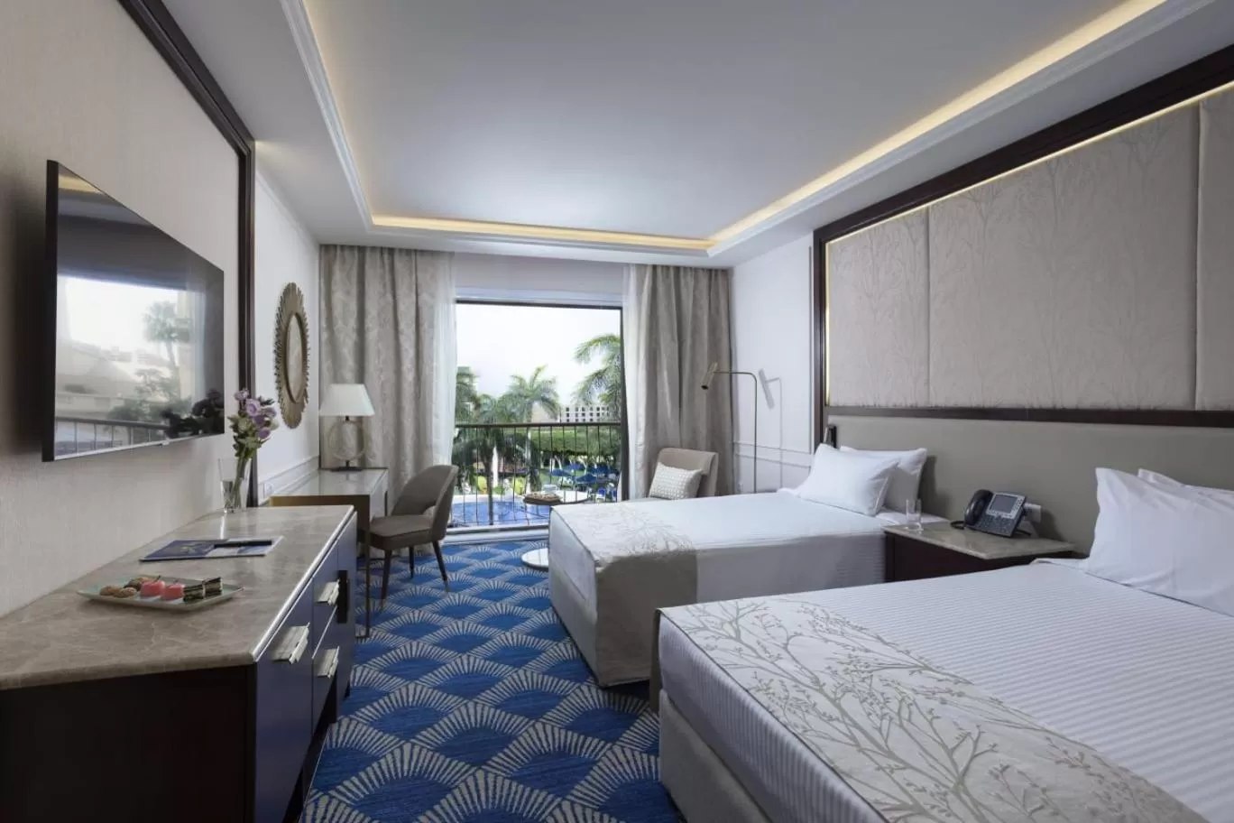 Bed in Concorde El Salam Cairo Hotel & Casino