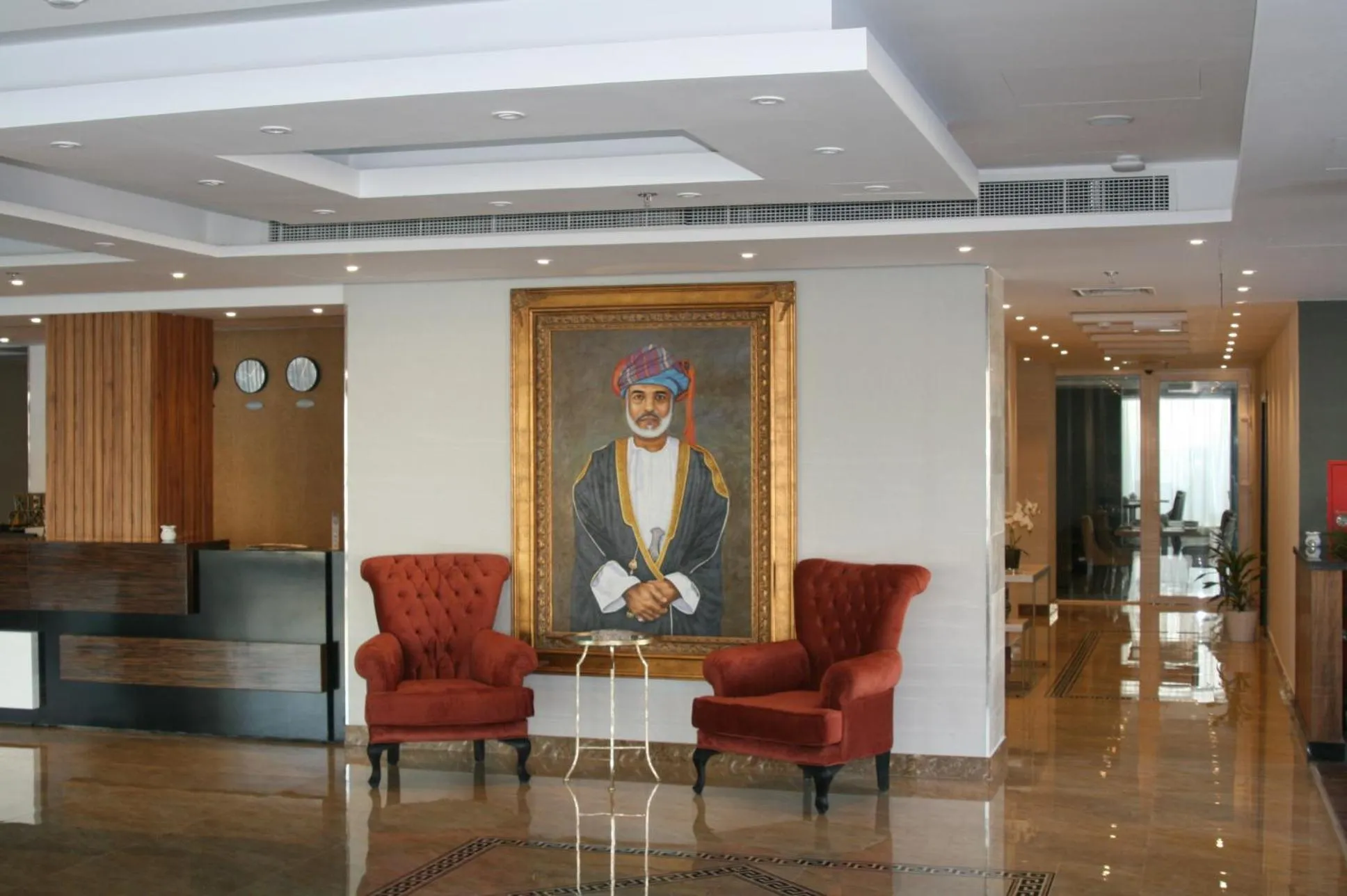 Lobby or reception in The Secure Inn Hotel Muscat