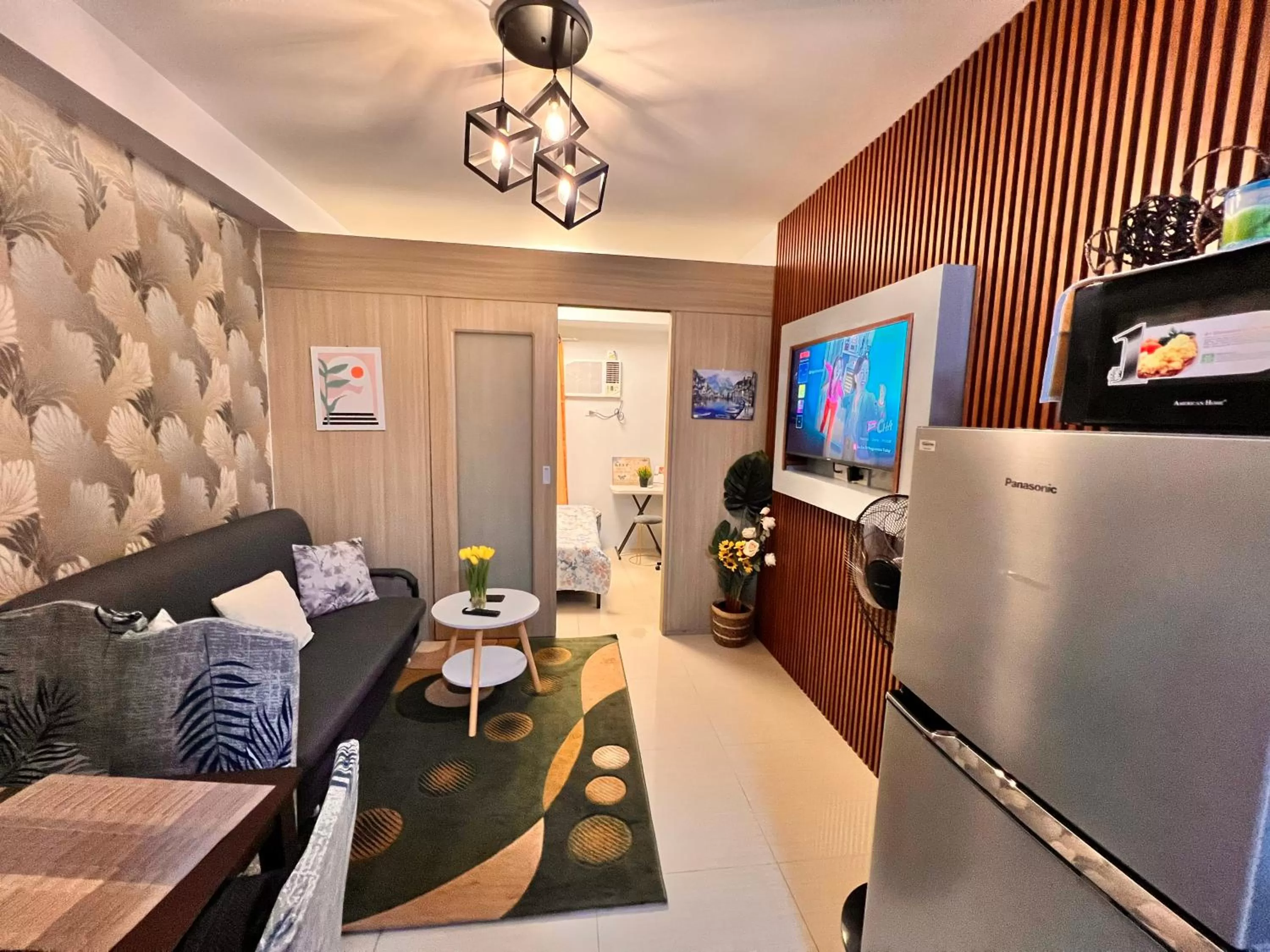 Living room in Yam Staycation Shore Residences