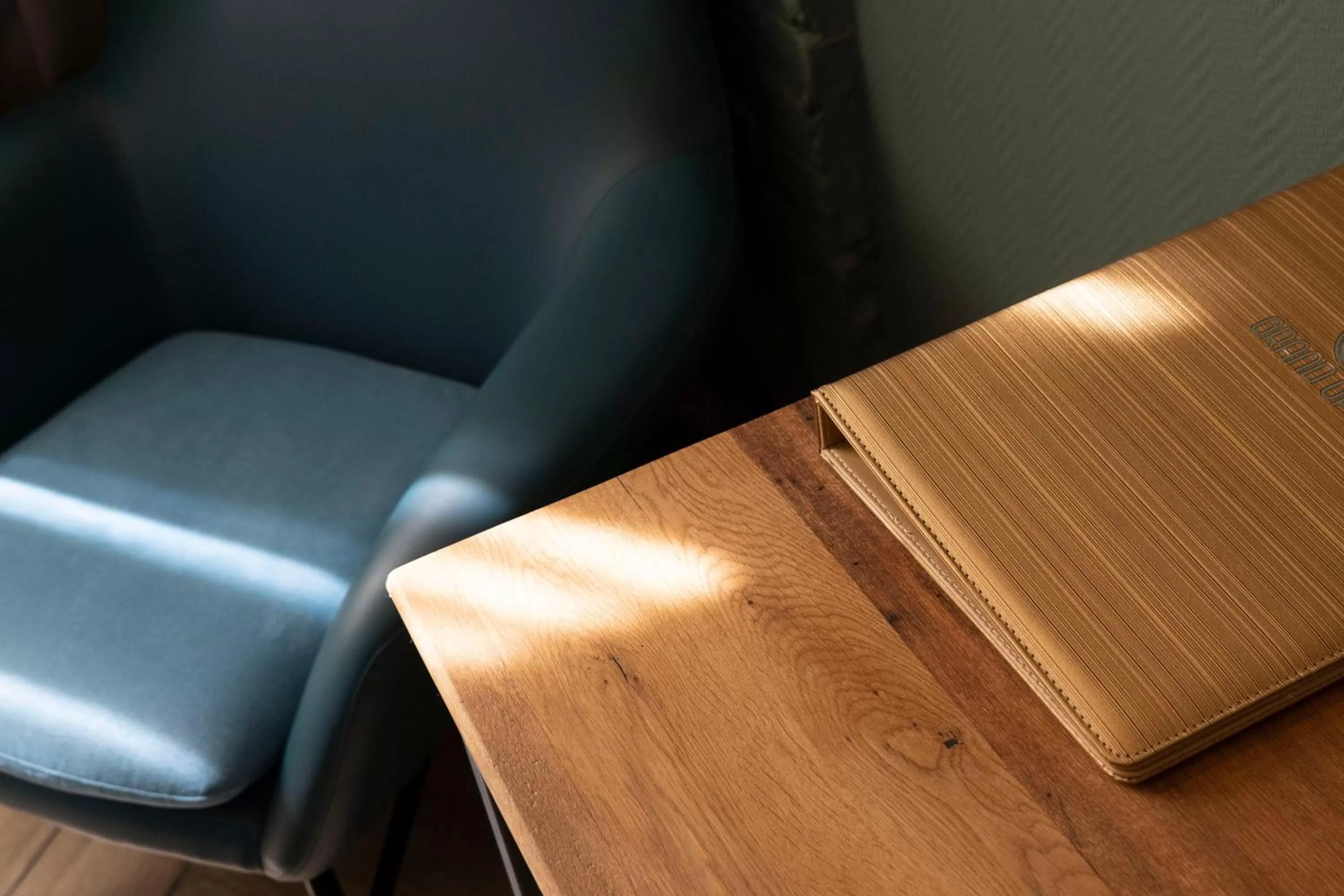 Seating area in Grand Opera Hotel