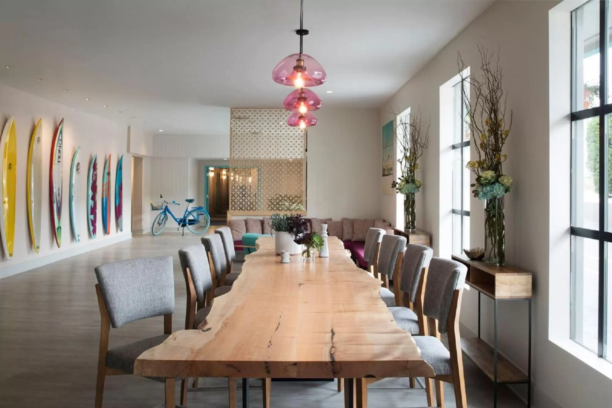 Lobby or reception in Dream Inn Santa Cruz