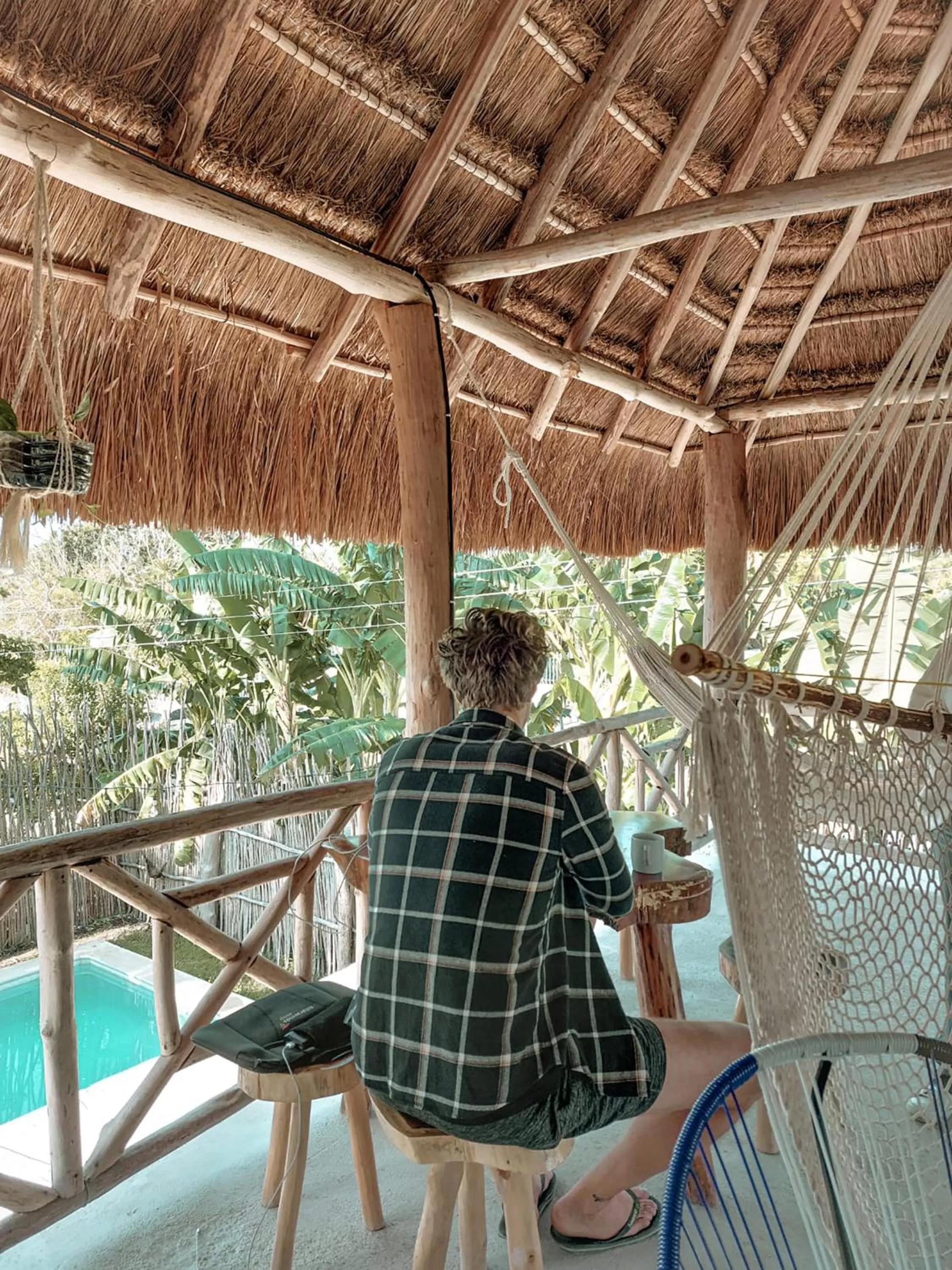 Balcony/Terrace in Hotel Xa´an Bacalar
