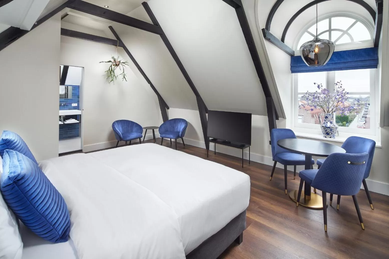 Bedroom, Bed in Boutique Hotel Brasa Beemster