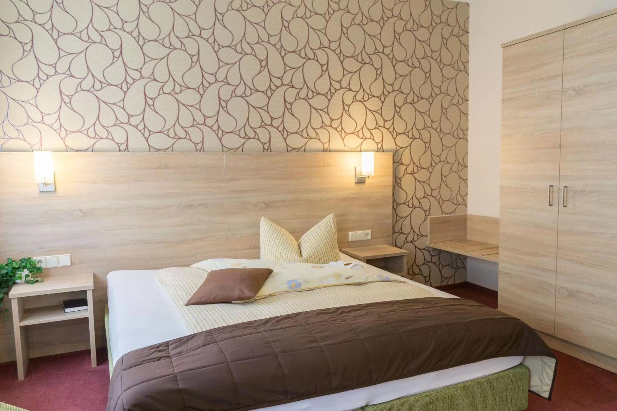 Bed in Hotel zur Post in Wurzen