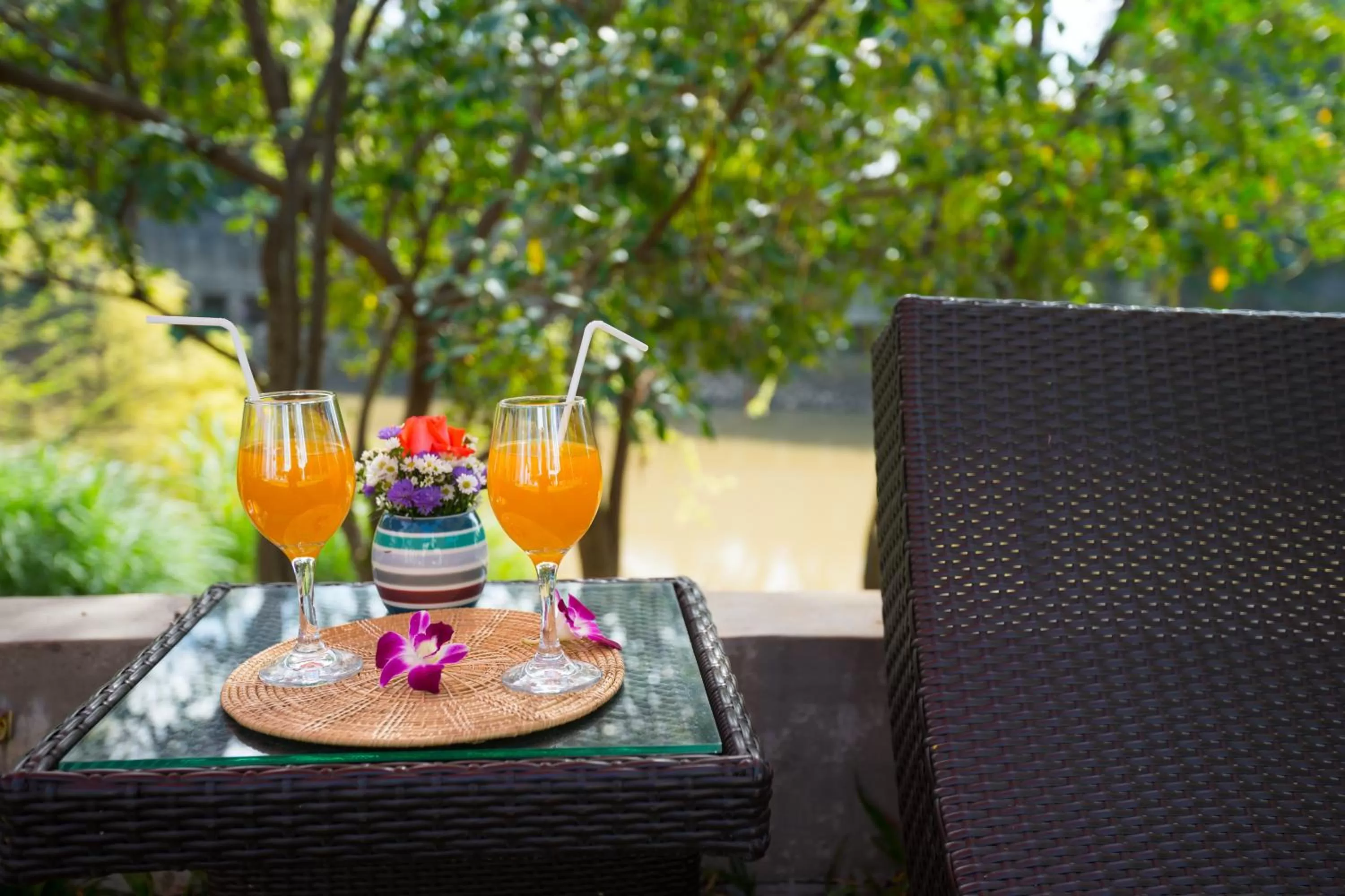 Inner courtyard view in Cheva Gallery Boutique Hotel