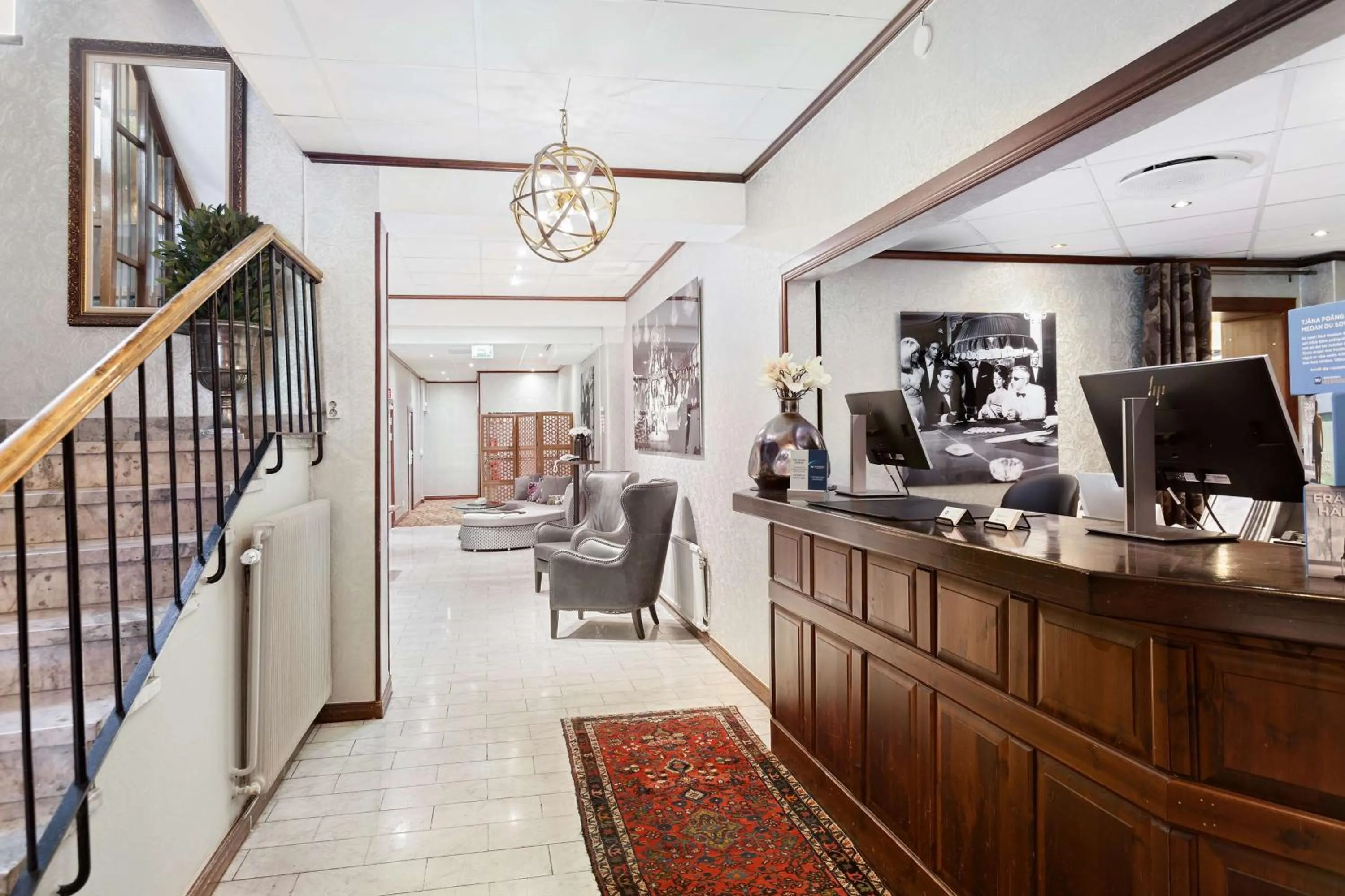 Lobby or reception in Best Western Vetlanda Stadshotell