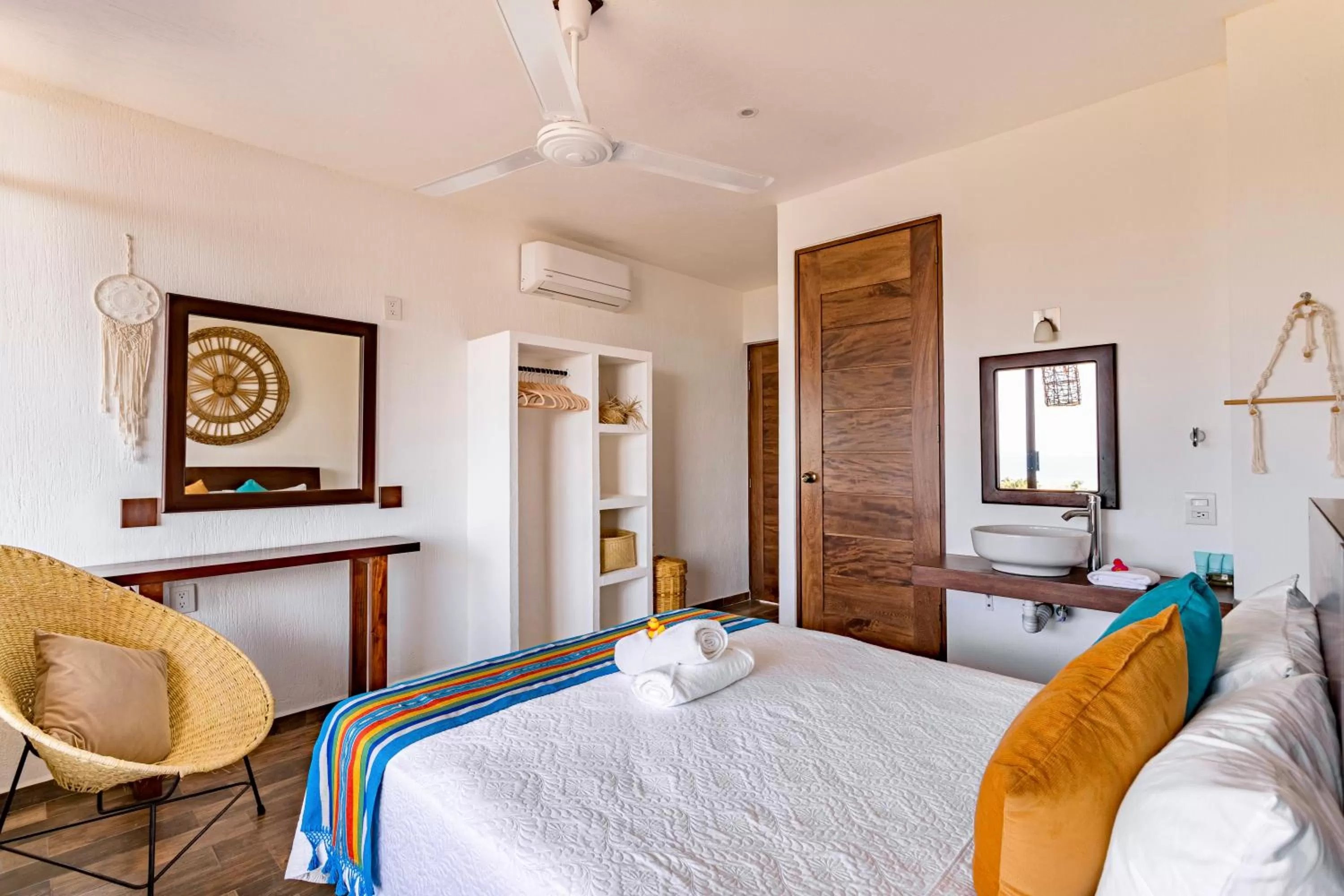 Bed in Punta Kai Hotel Hostal