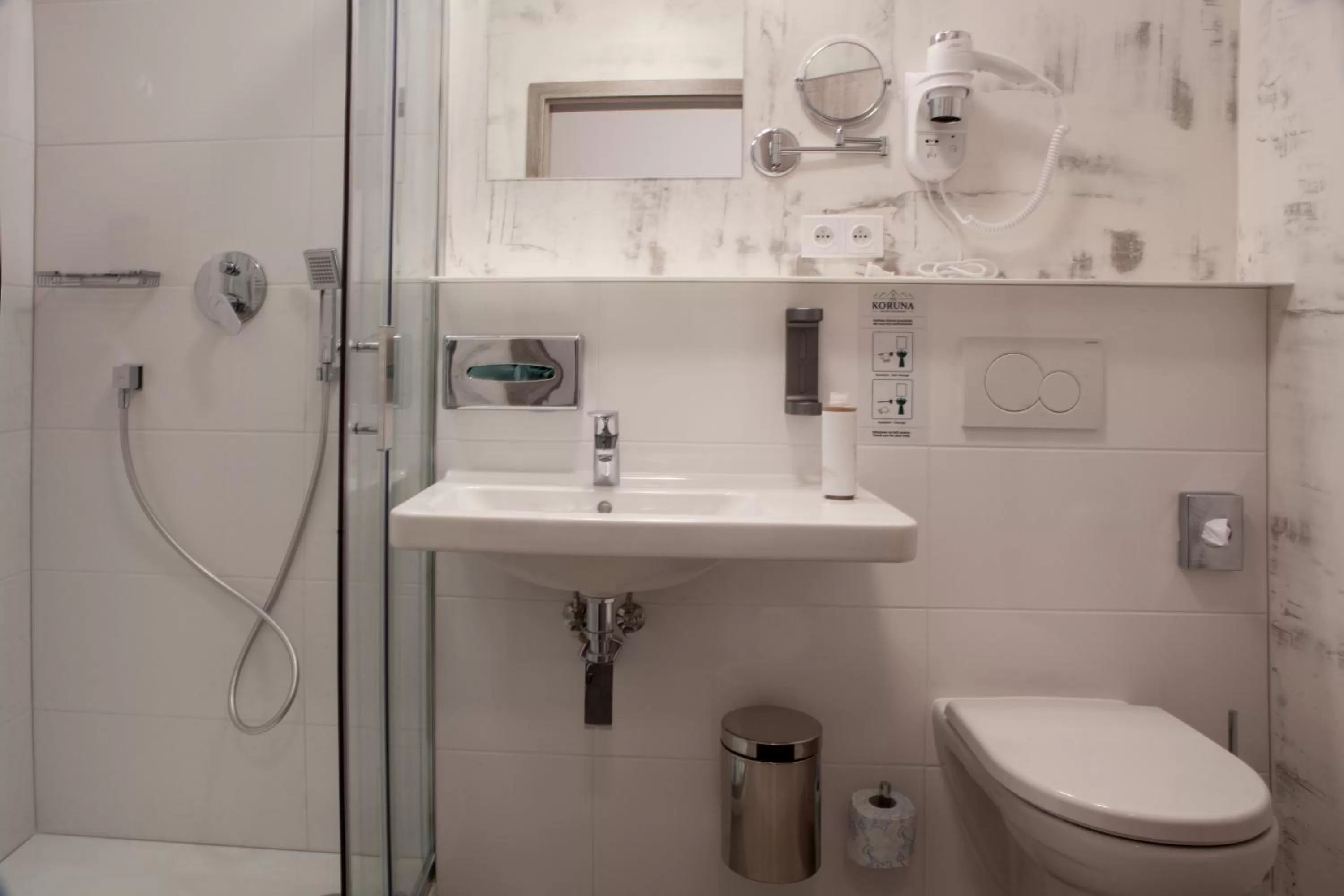 Bathroom in Hotel Koruna