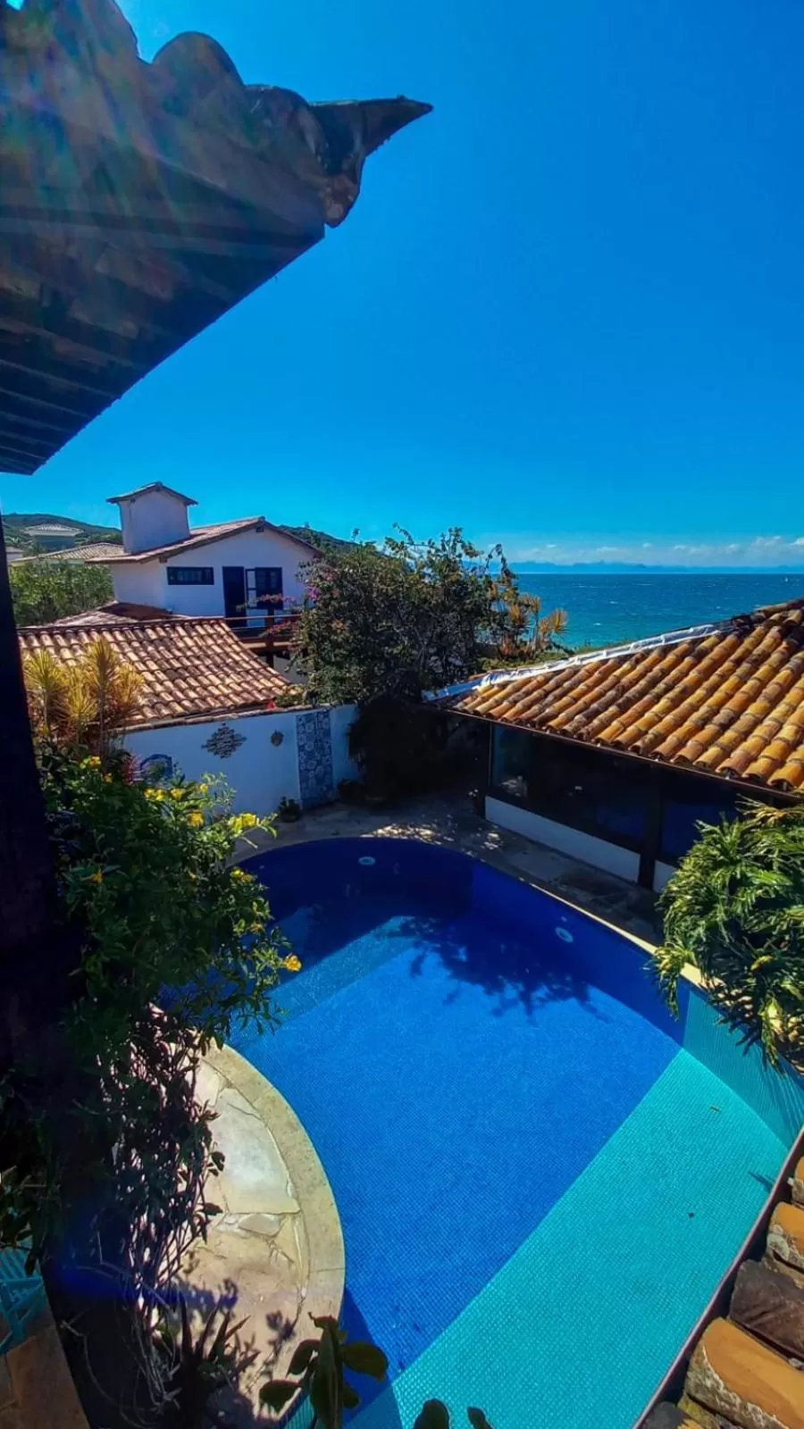Pool view in Vila Bela-Emília