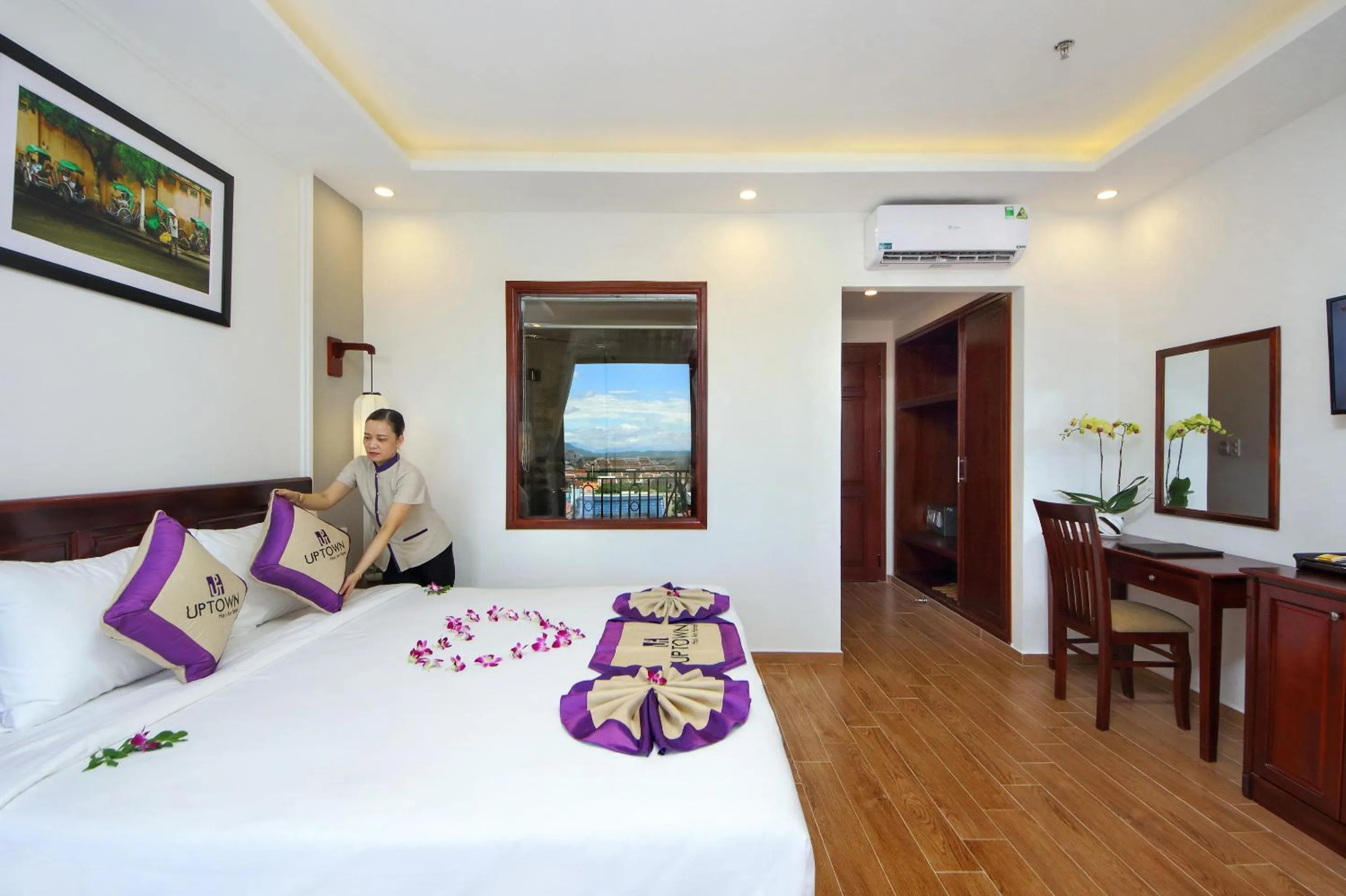 Staff, Bed in Uptown Hoi An Hotel & Spa