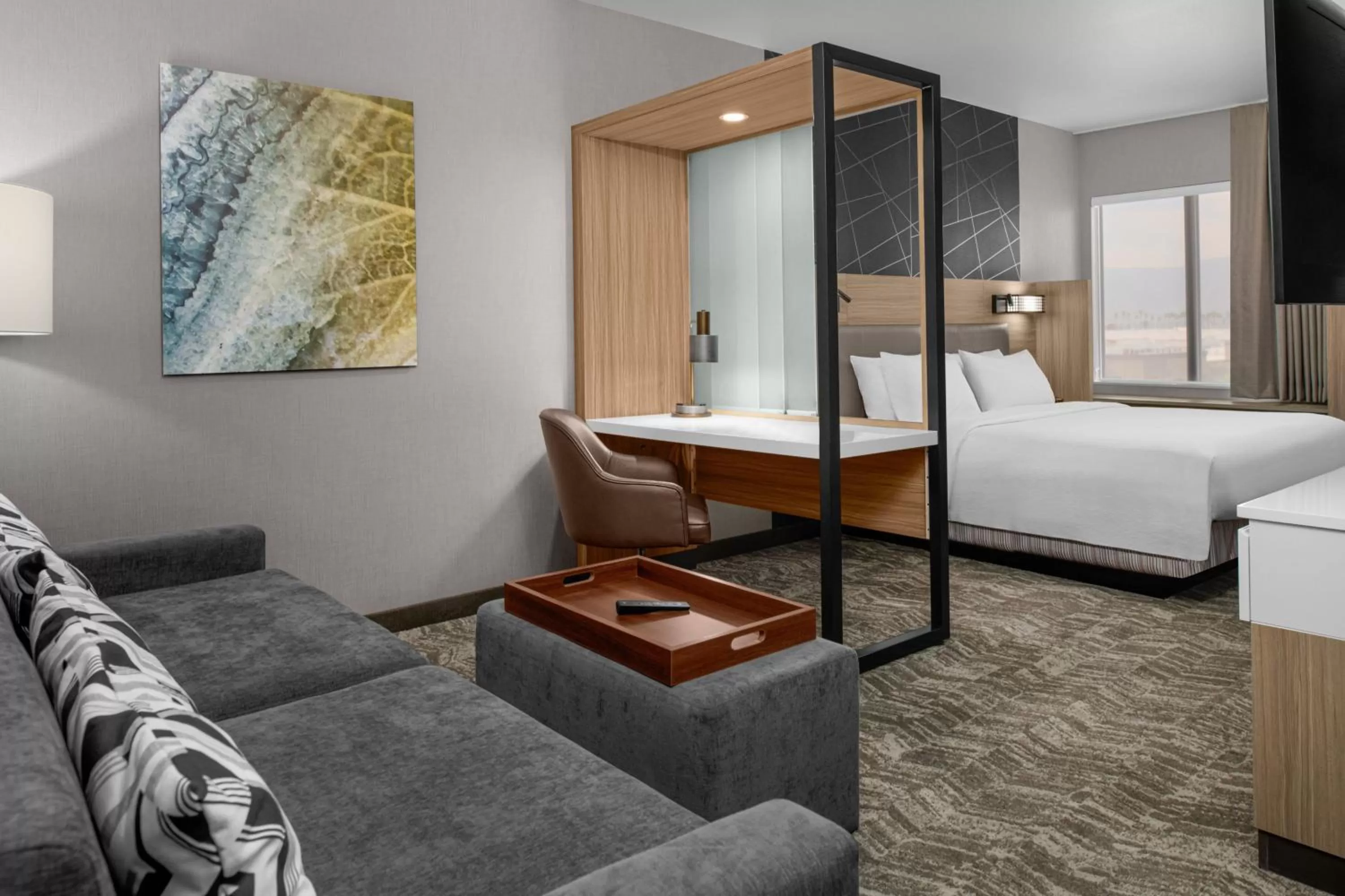 Bedroom, Bed in SpringHill Suites by Marriott Riverside Redlands