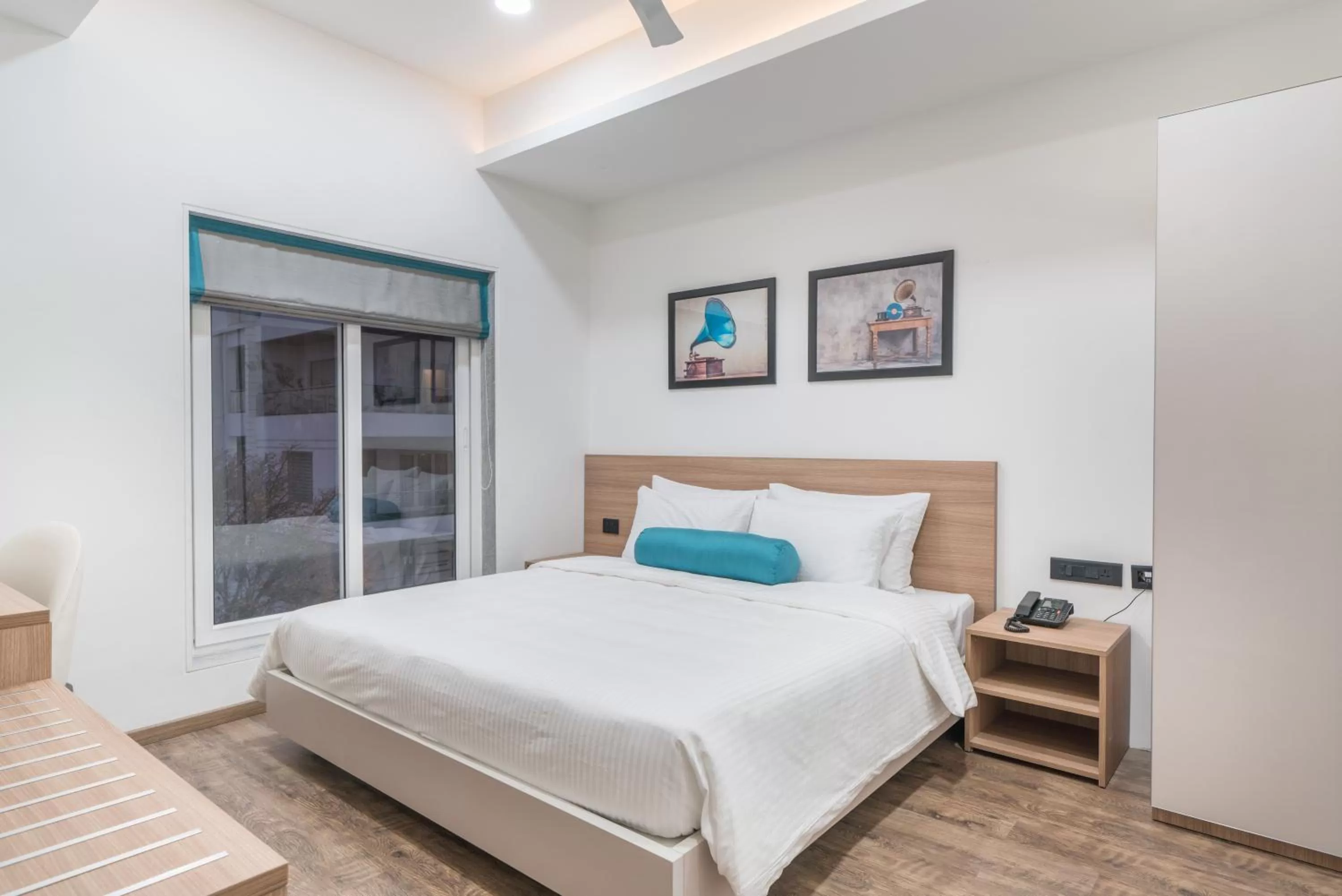 Bedroom, Bed in SKYLA Studios & Suites - Jubilee Hills