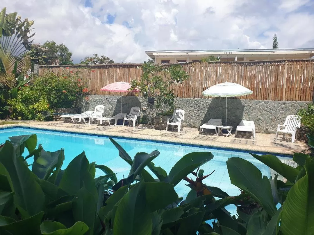 Pool view in TipTop Hotel, Resto and Delishop