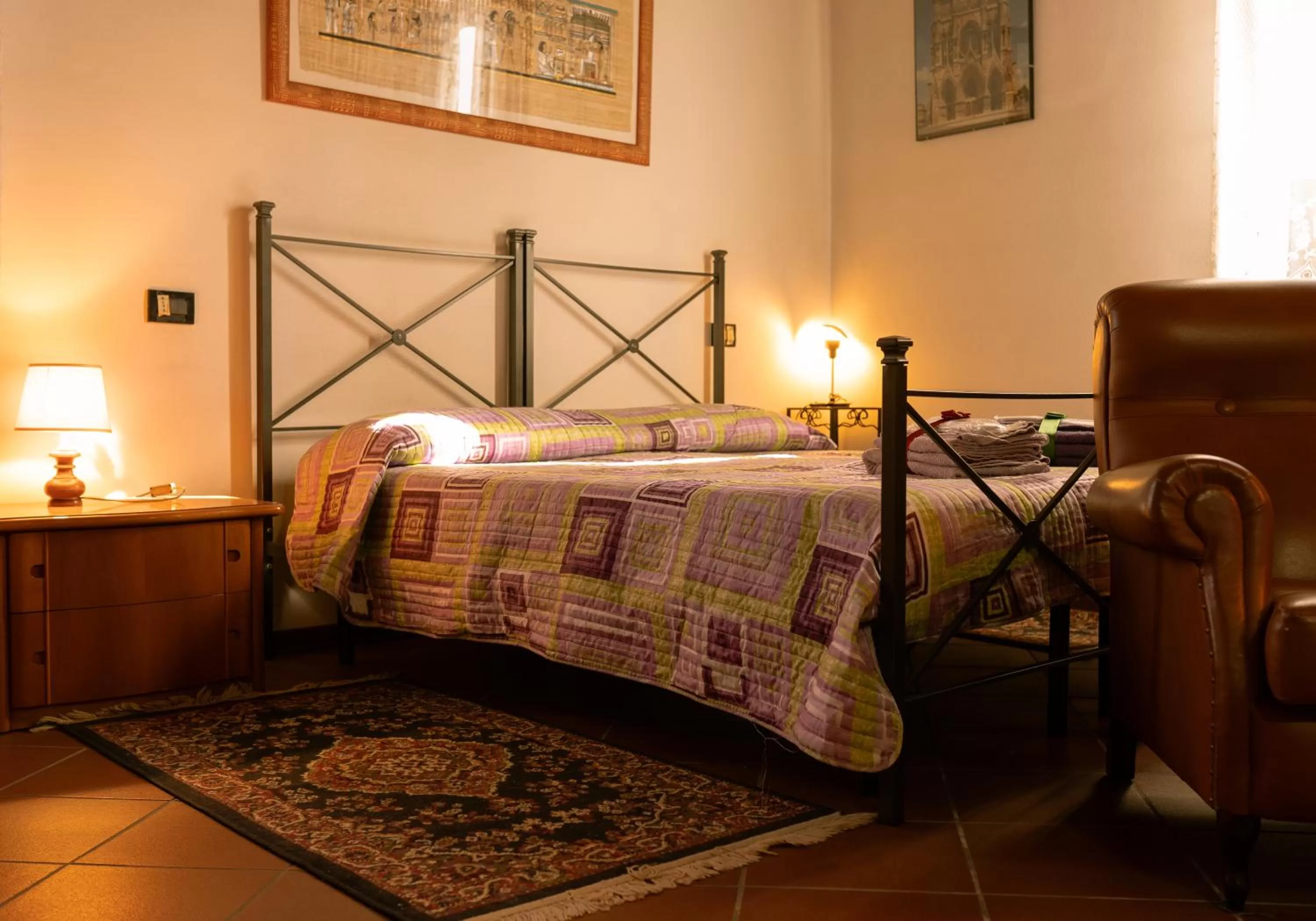 Bedroom, Bed in Casa Stefy