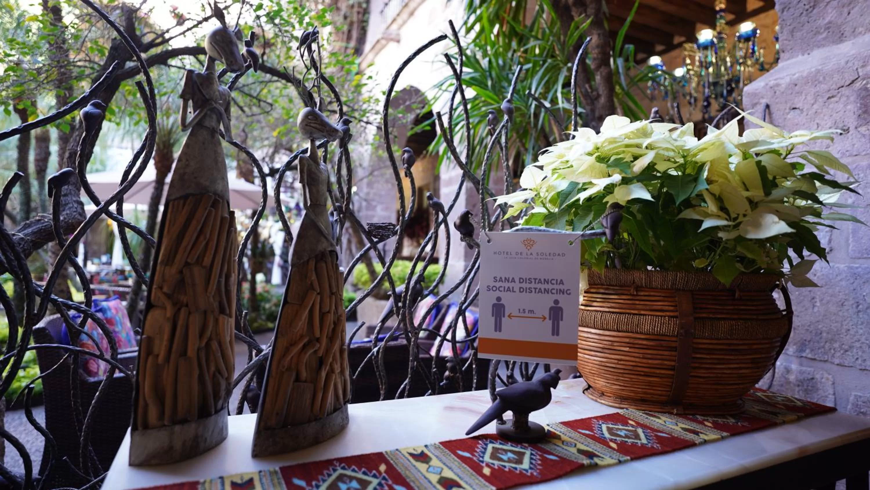 Decorative detail in Hotel De La Soledad