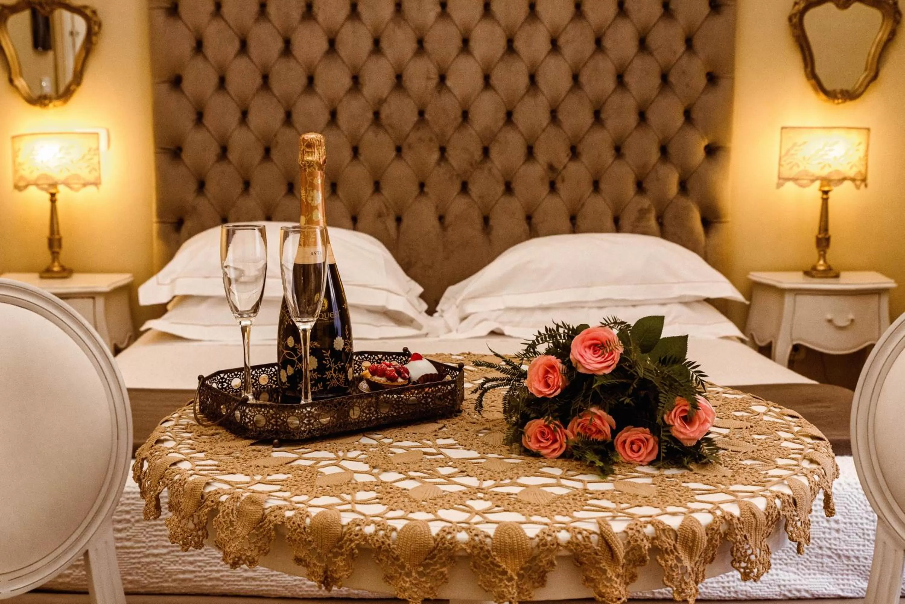 Bedroom, Bed in B&B Palazzo Cerami