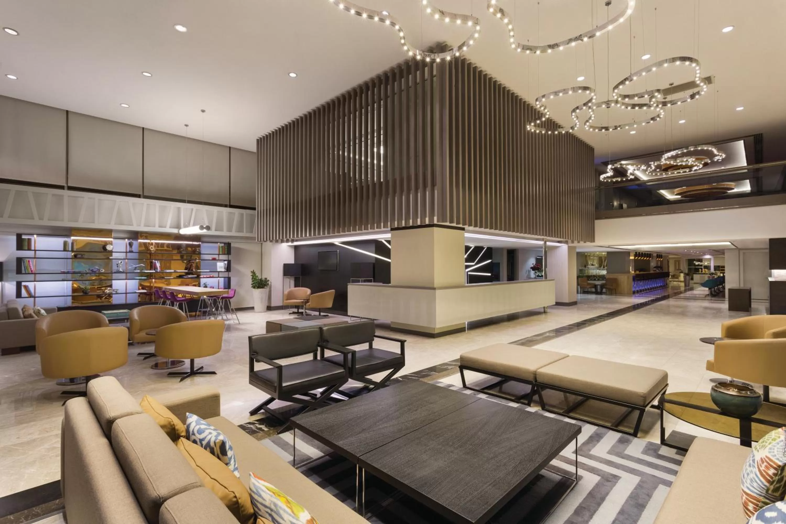 Lobby or reception in Ramada Hotel & Suites by Wyndham Izmir Kemalpasa