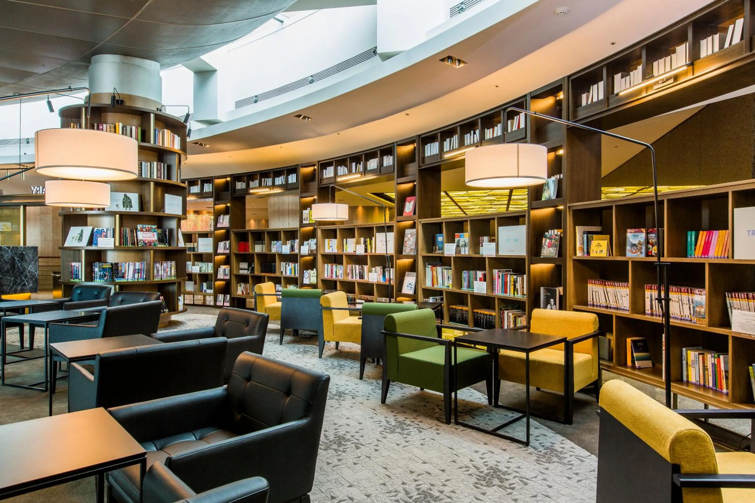 Library in Vista Walkerhill Seoul - formerly W Seoul