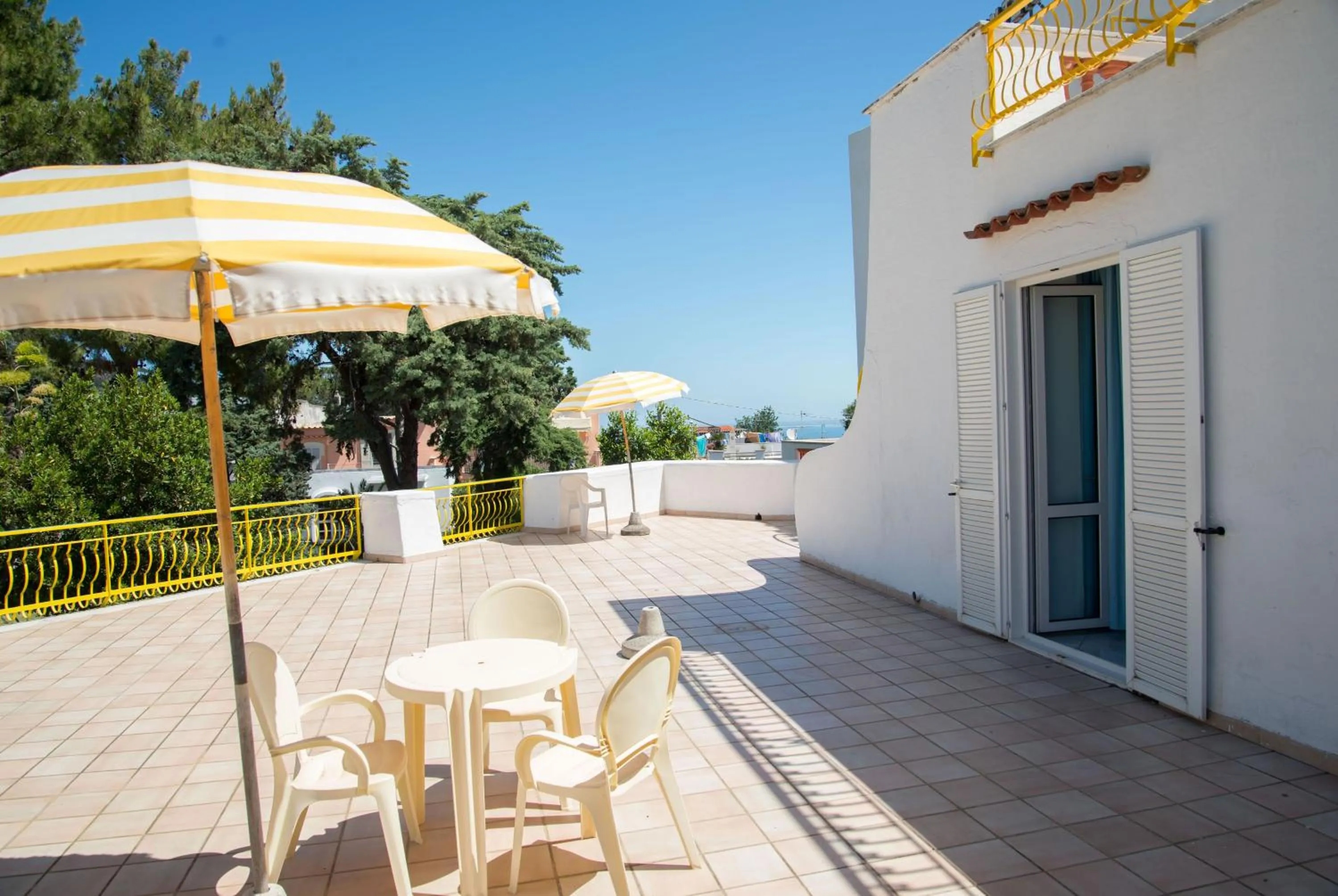 Balcony/Terrace in Hotel Internazionale