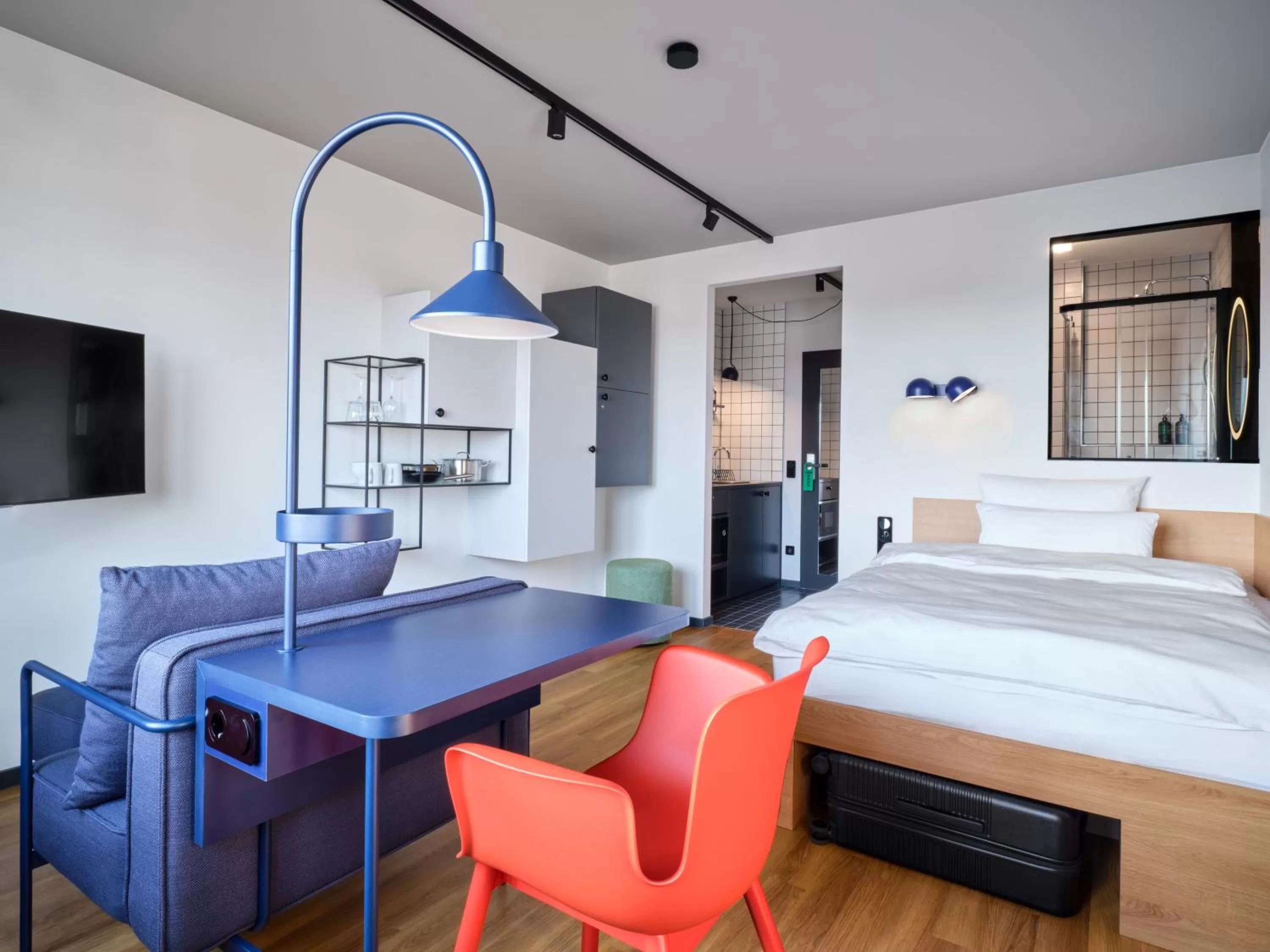 Bed in STAYERY Wolfsburg City