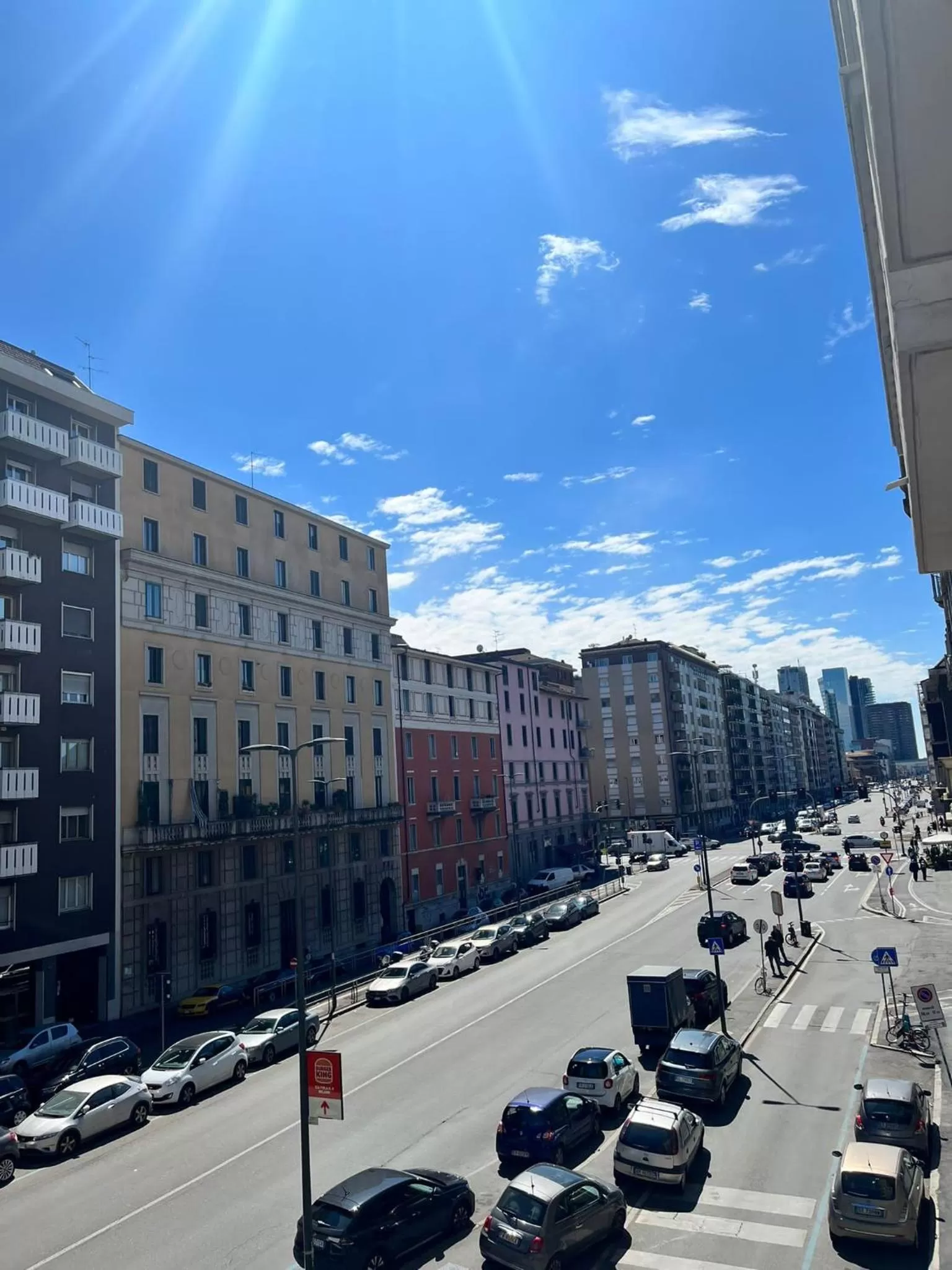 View (from property/room) in Marghespace zona stazione centrale stanza in nuovo appartamento 4 posti letto