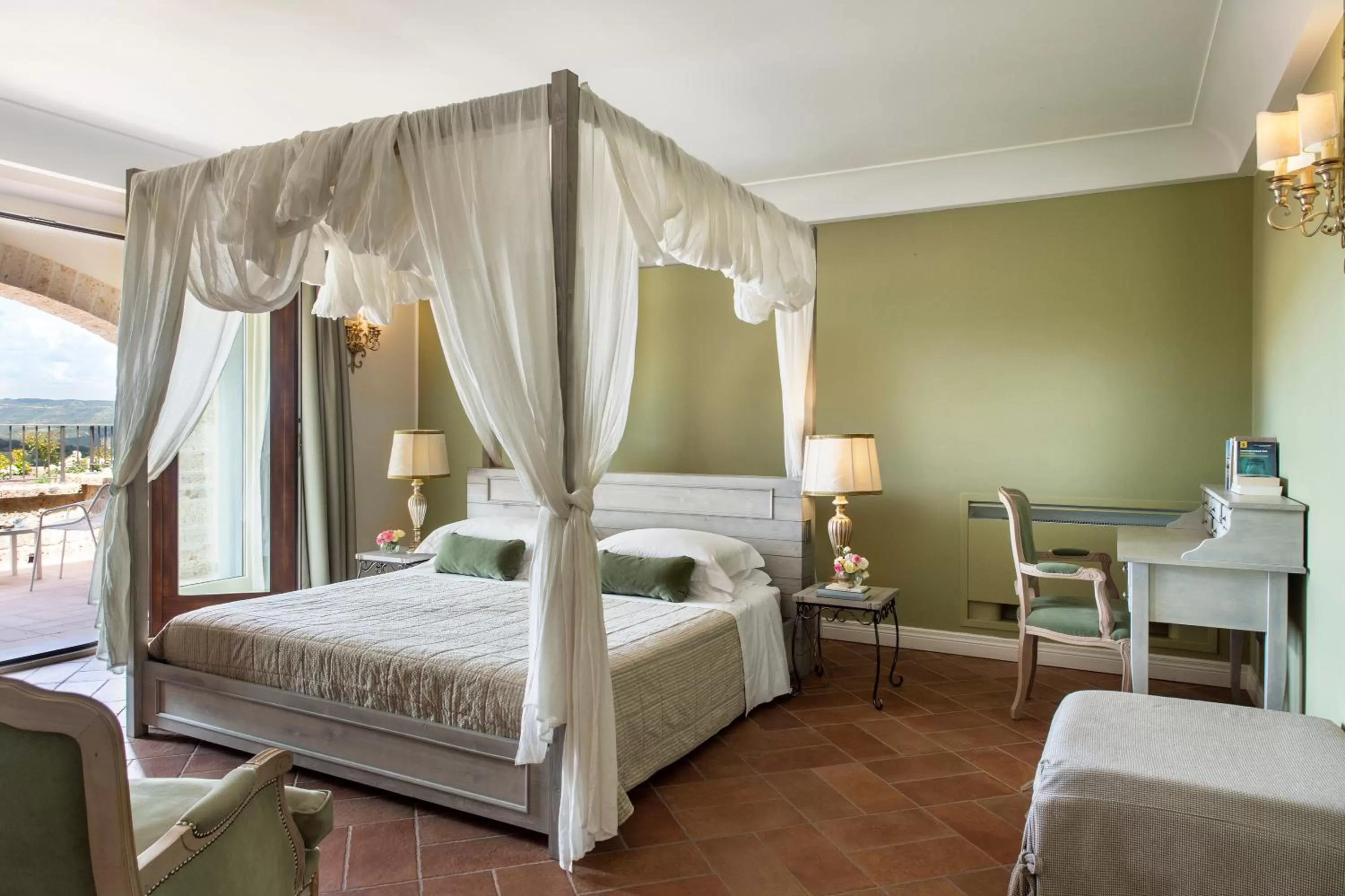 Photo of the whole room, Bed in Altarocca Wine Resort Adults Only
