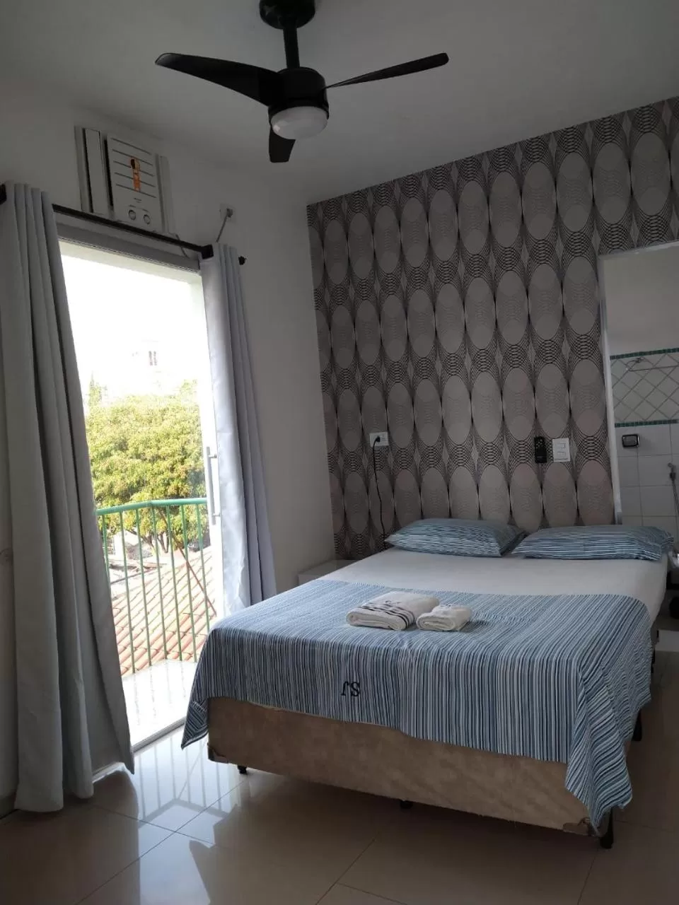 Bed in Hotel São João