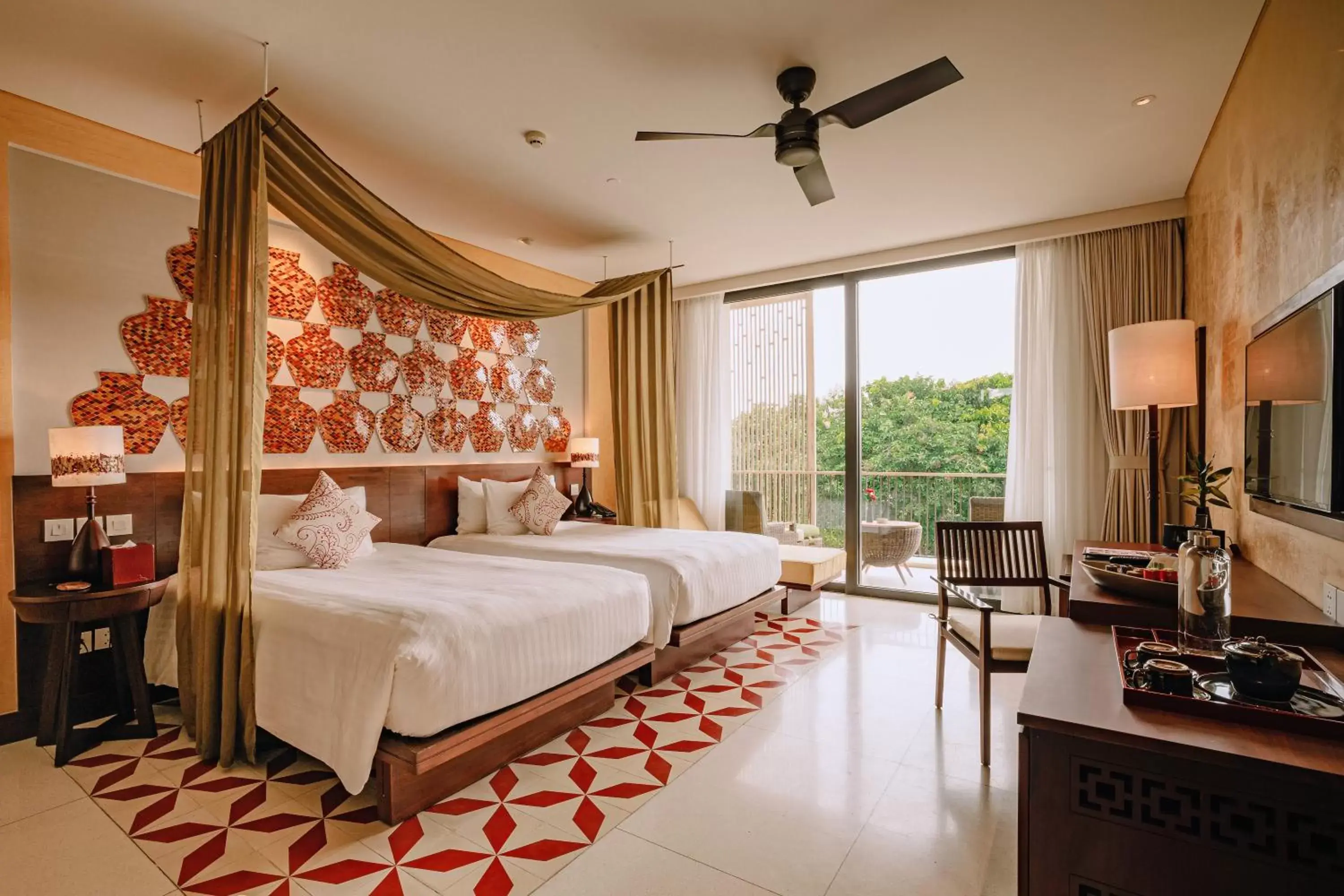 Deluxe Double or Twin Room with Garden View in Salinda Resort Phu Quoc - Sparkling Wine Breakfast Deluxe Double or Twin Room with Garden View in Salinda Resort Phu Quoc - Sparkling Wine Breakfast