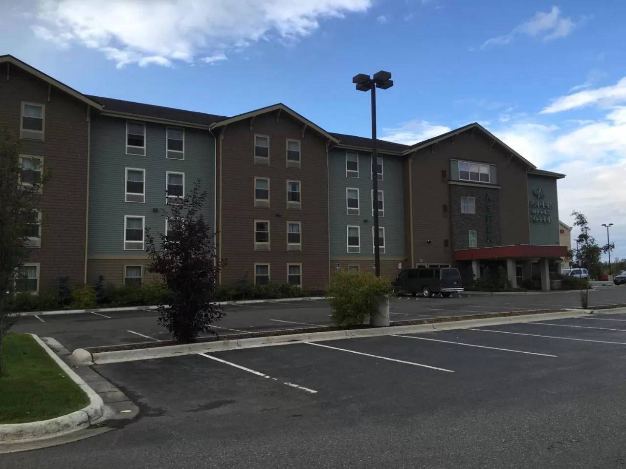 Property building in Aspen Suites Hotel Anchorage