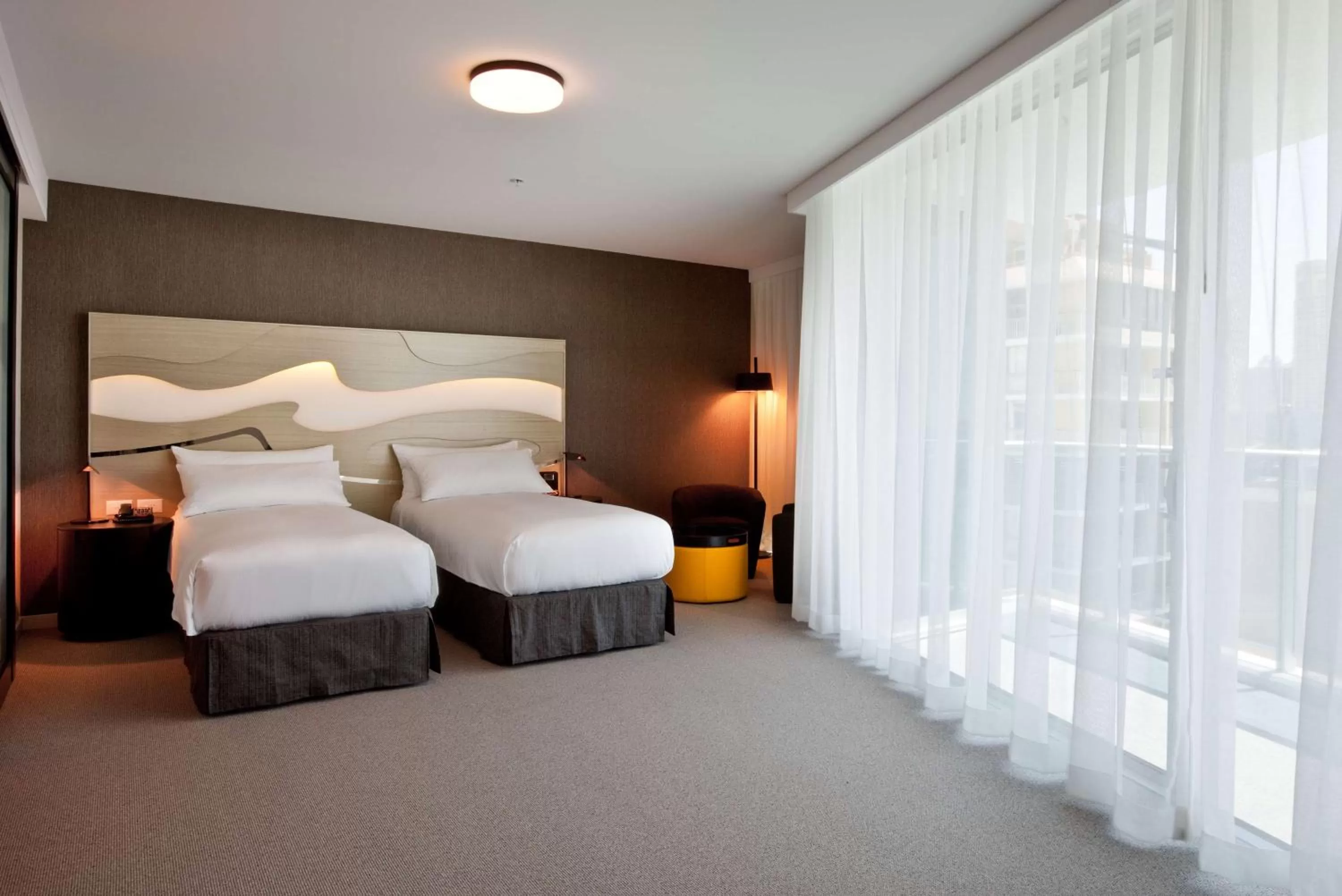Bed in Hilton Surfers Paradise Hotel & Residences