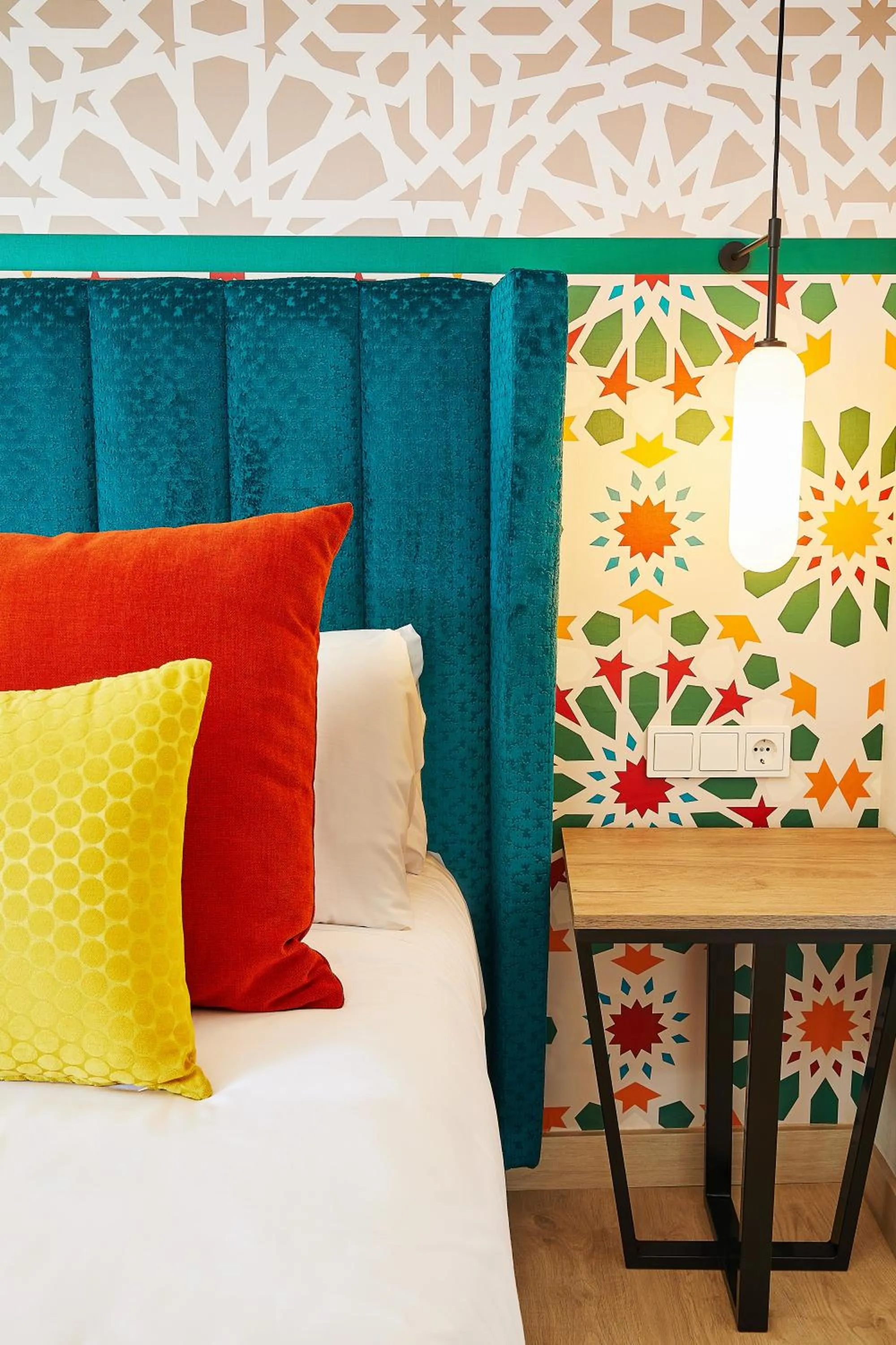 Decorative detail, Bed in Hesperia Sevilla