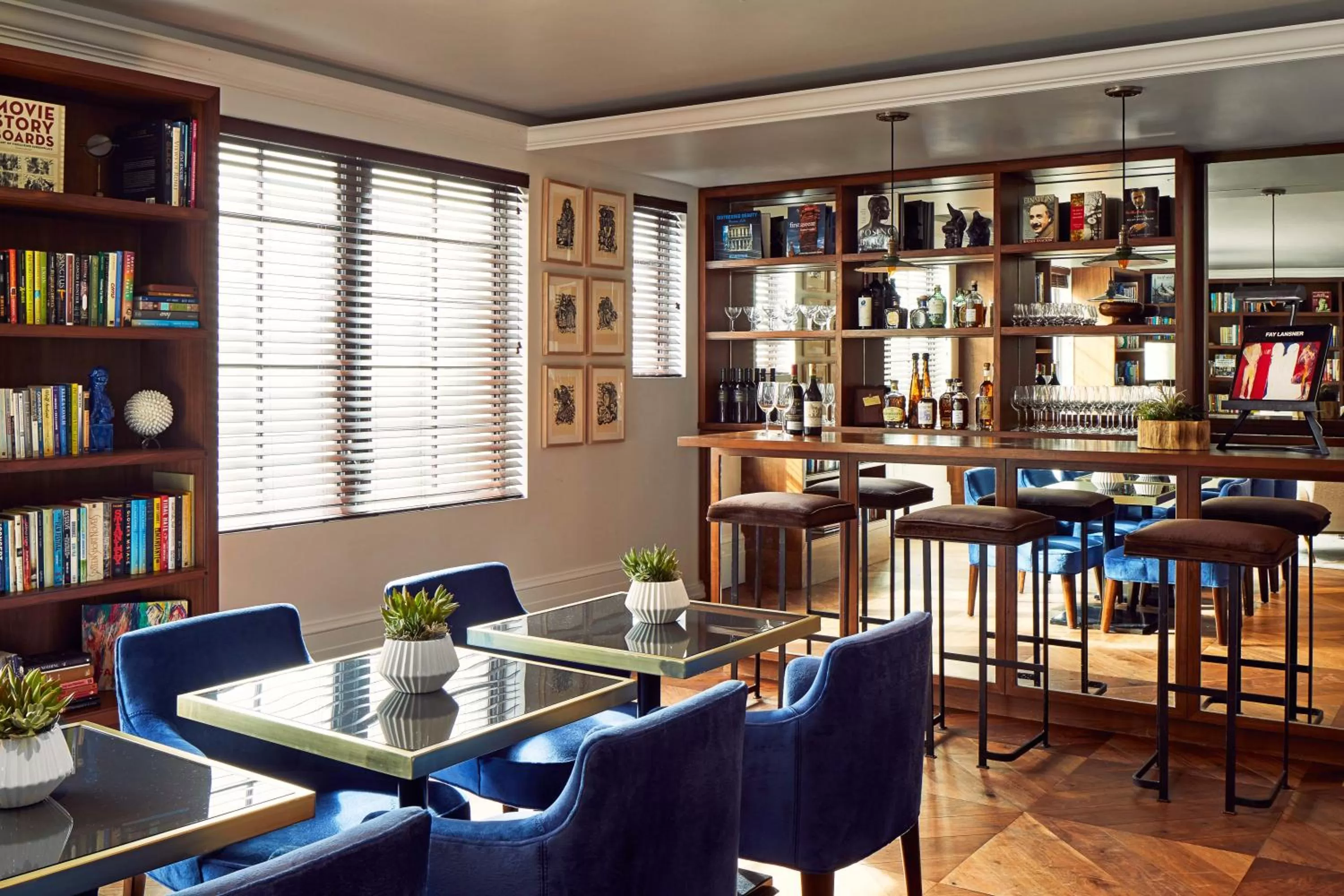 Library in The Betsy Hotel, South Beach