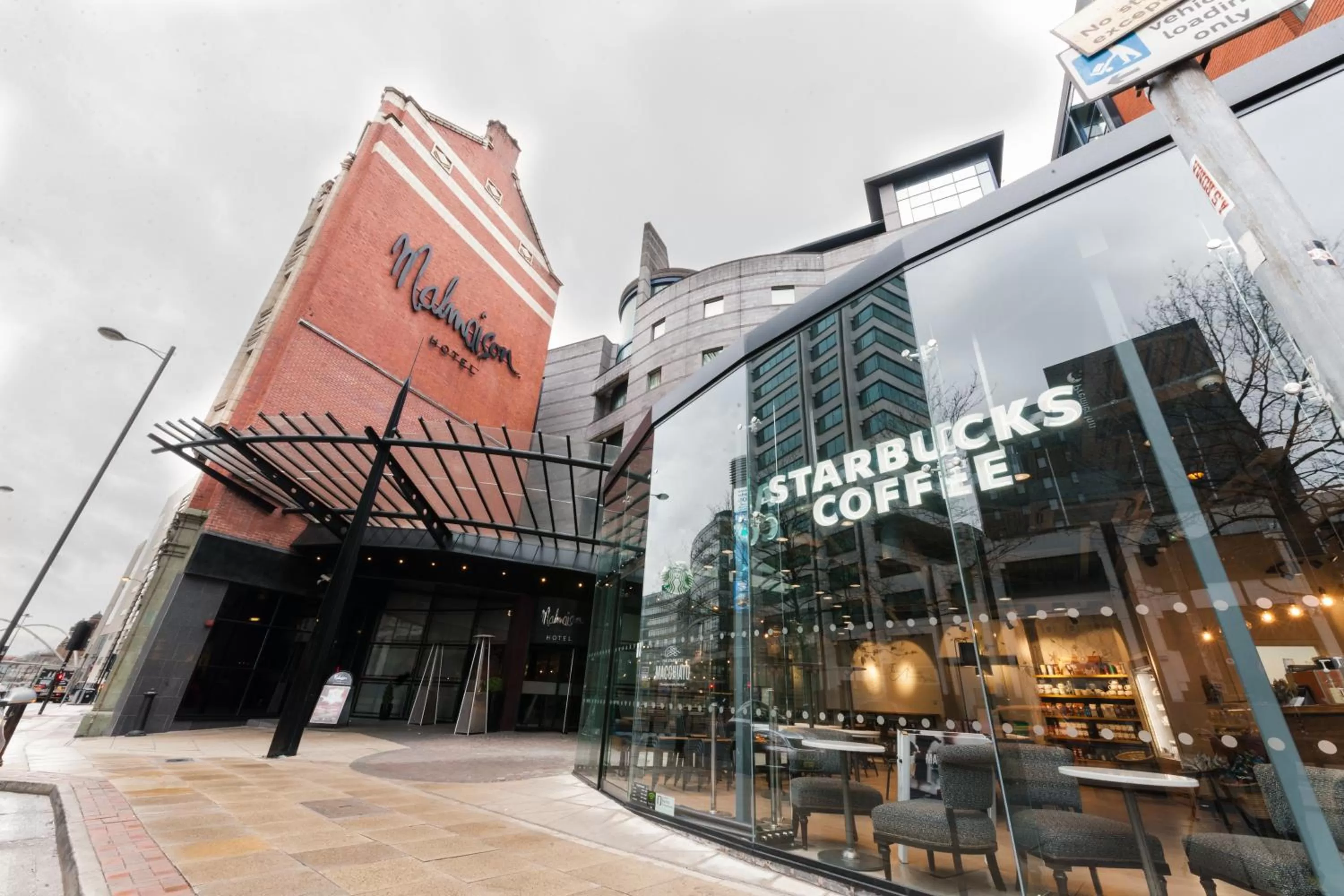 Facade/entrance in Malmaison Manchester