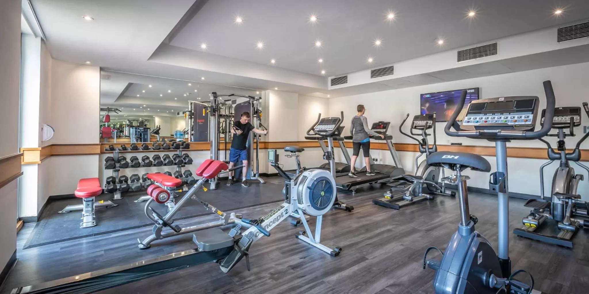 Fitness centre/facilities in Clayton Hotel, Manchester Airport