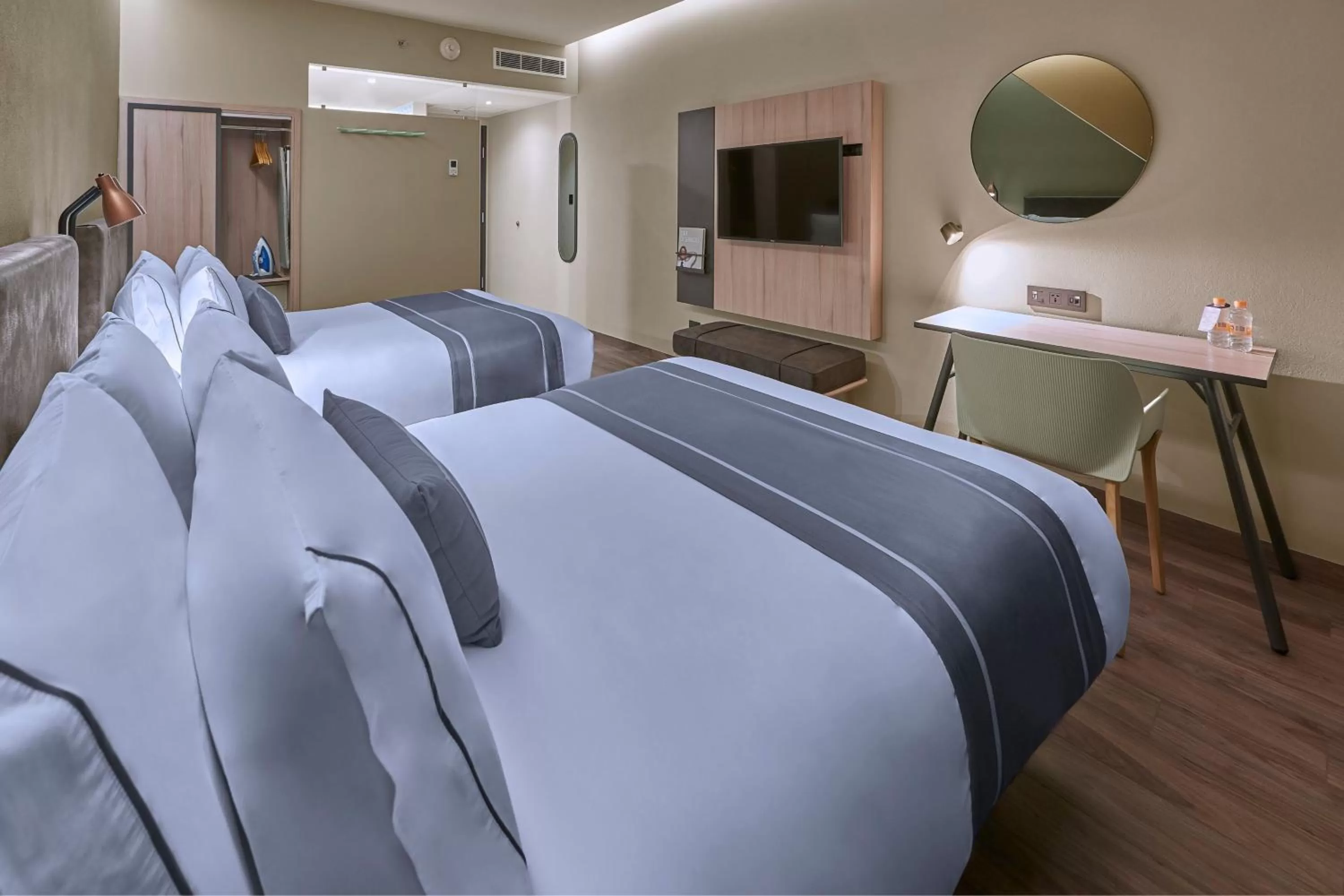 Bedroom, Bed in City Express Plus by Marriott Tijuana