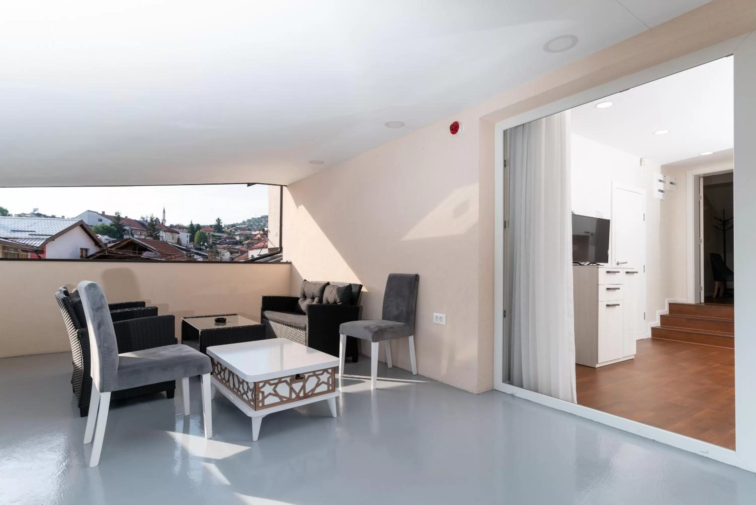 Seating area in Ornament Hotel and Apartments