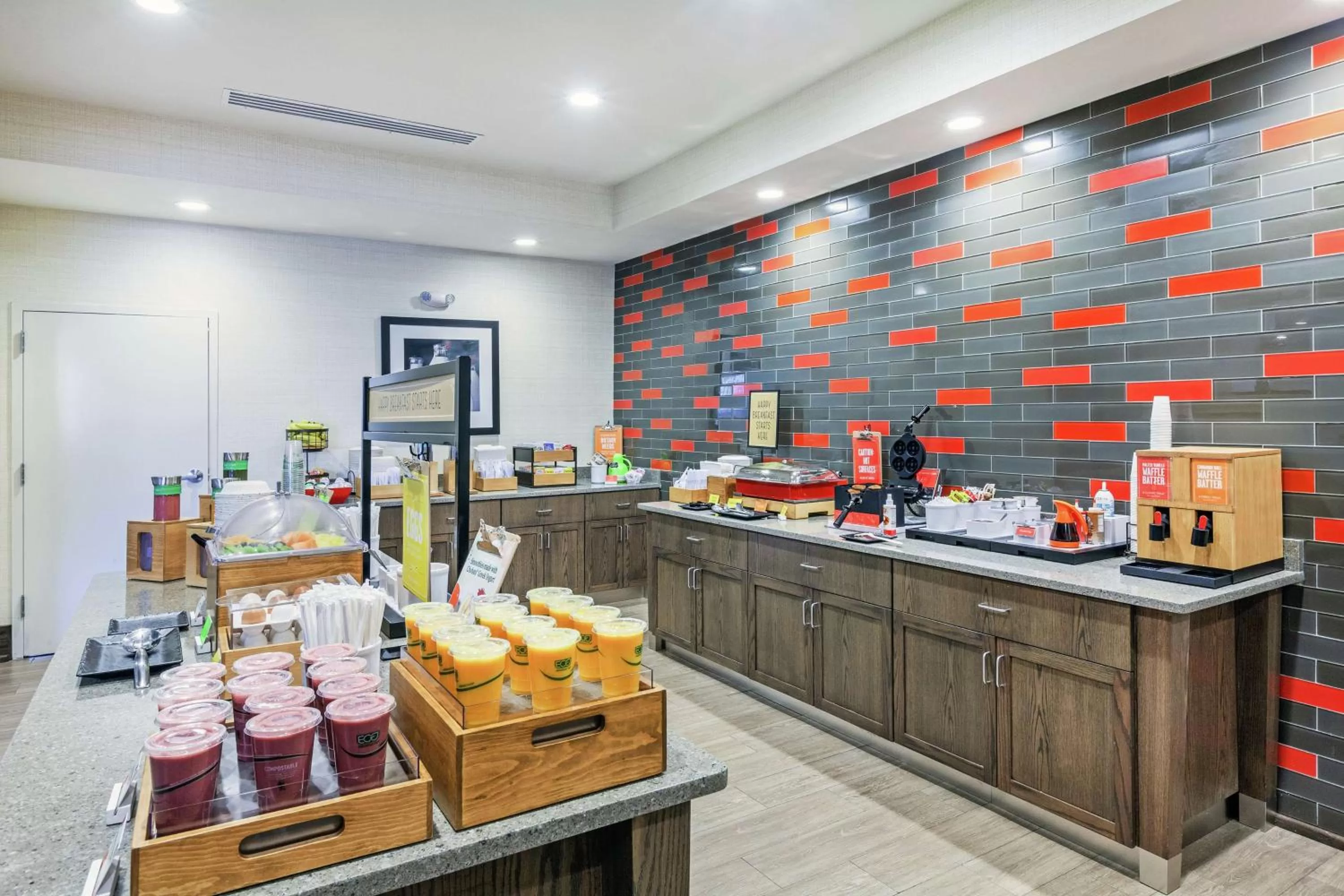 Breakfast in Hampton Inn North Little Rock McCain Mall, AR