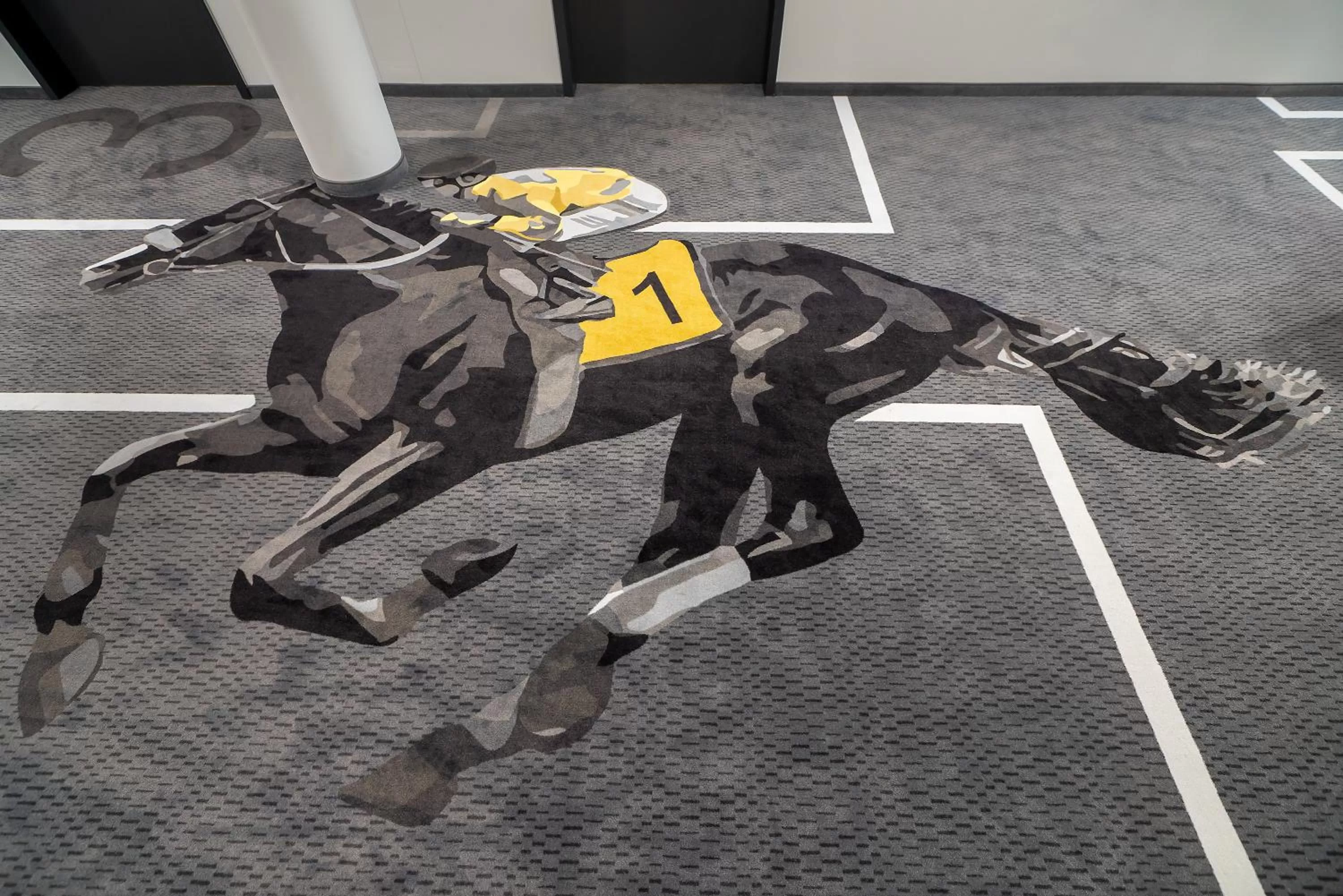 Decorative detail in Holiday Inn - the niu, Fury Aschheim Messe by IHG