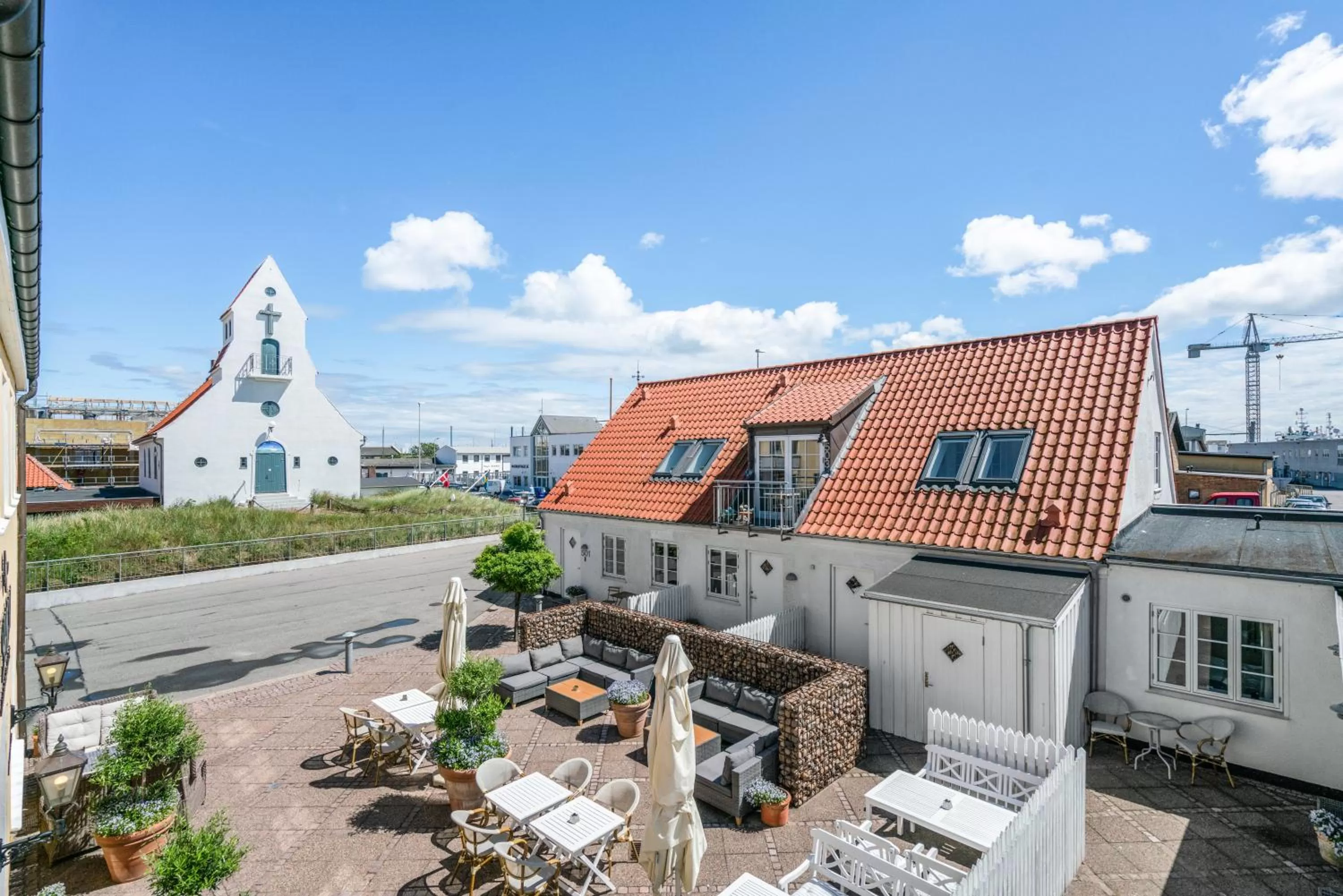 Property building in Skagen Harbour Hotel