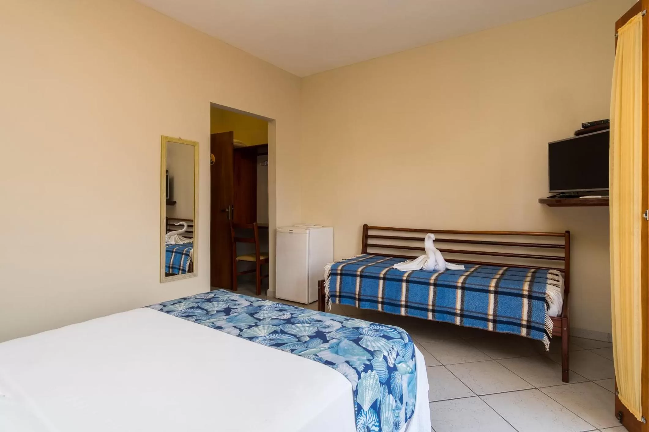 Bed in Pousada Mar Azul