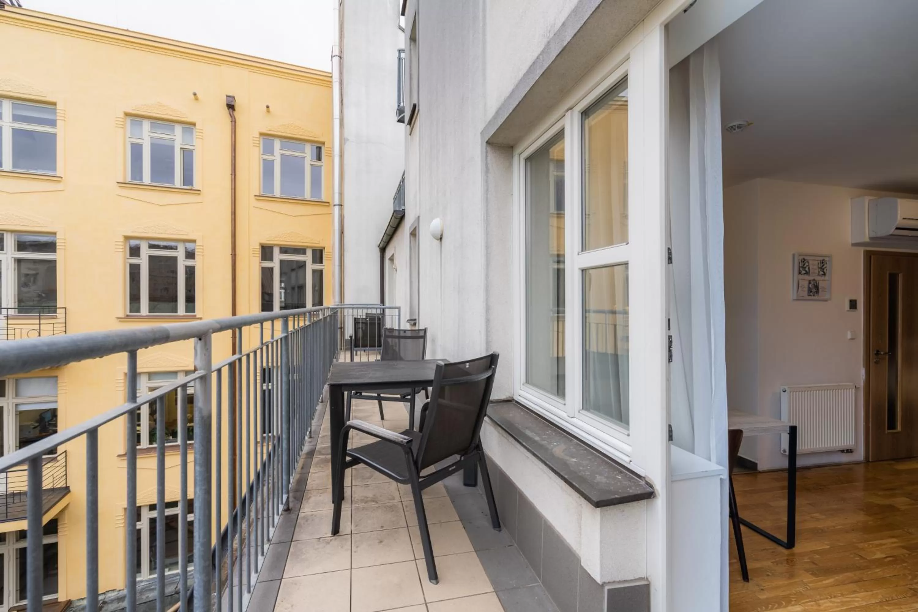 Balcony/Terrace in EA ApartHotel Melantrich