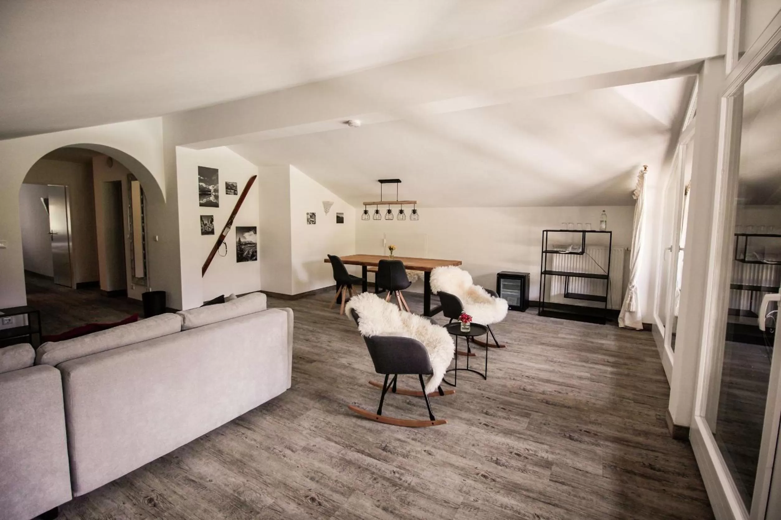 Living room in Seehaus Riessersee