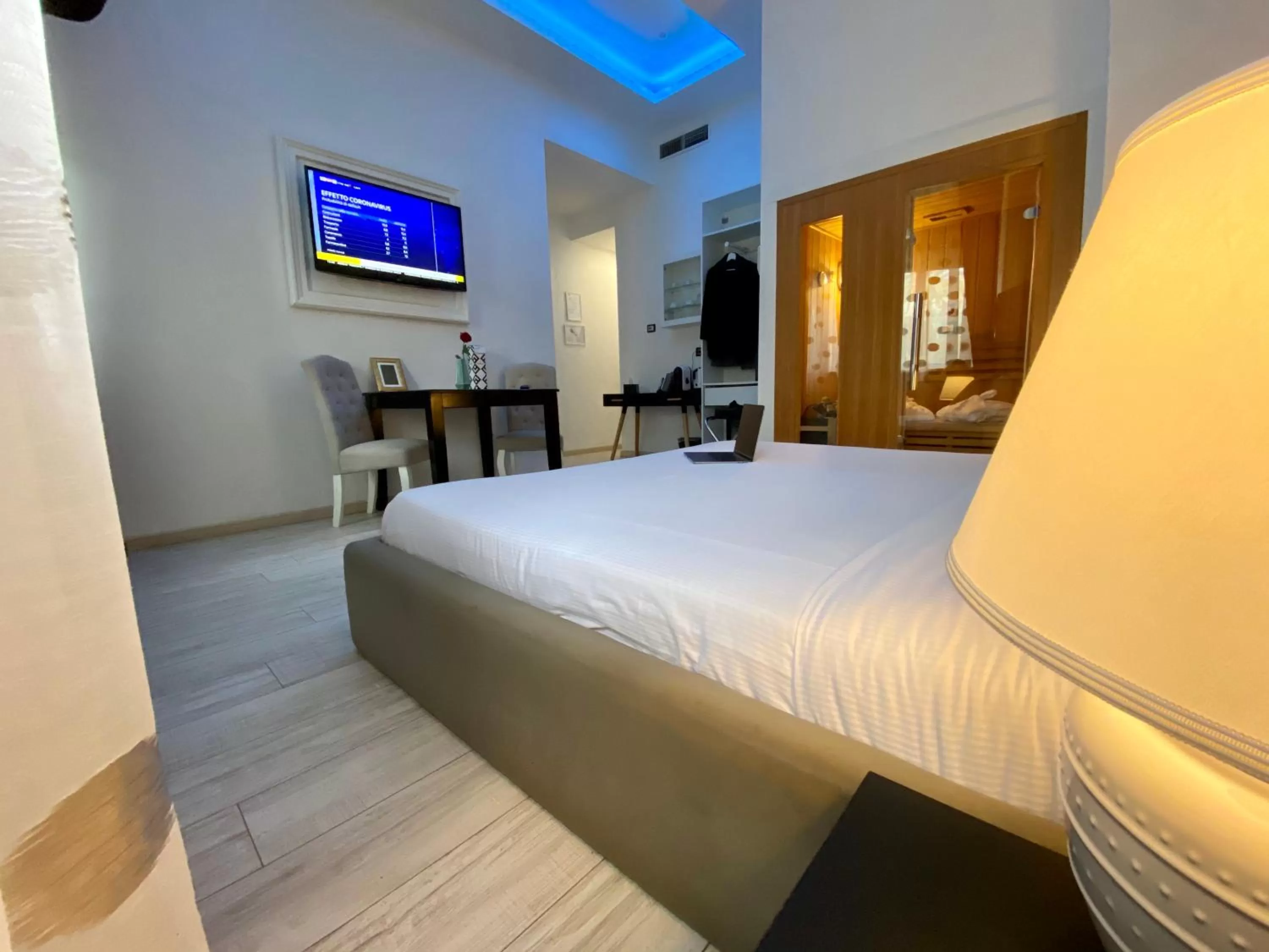 Bed in Escape Luxury Suite - CA Domus Collection