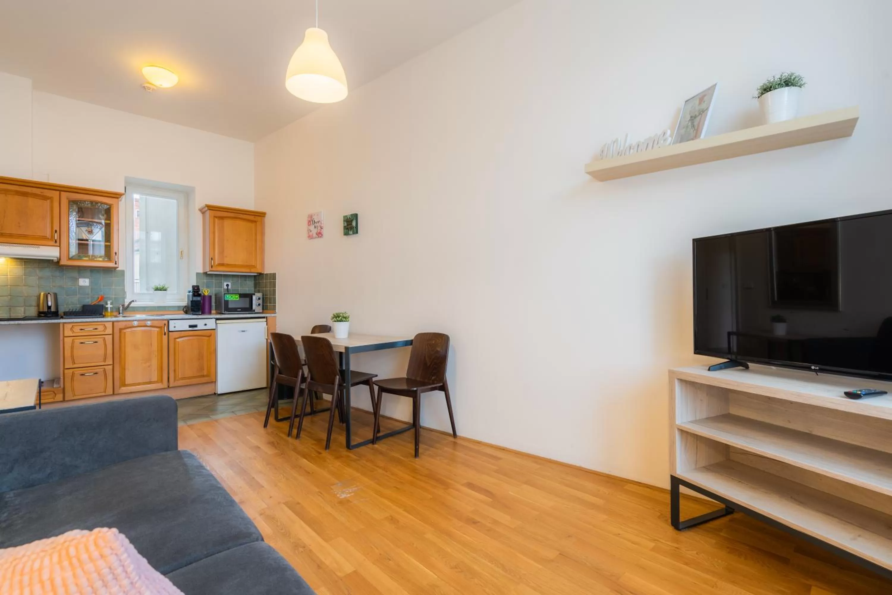 Kitchen or kitchenette in EA ApartHotel Melantrich