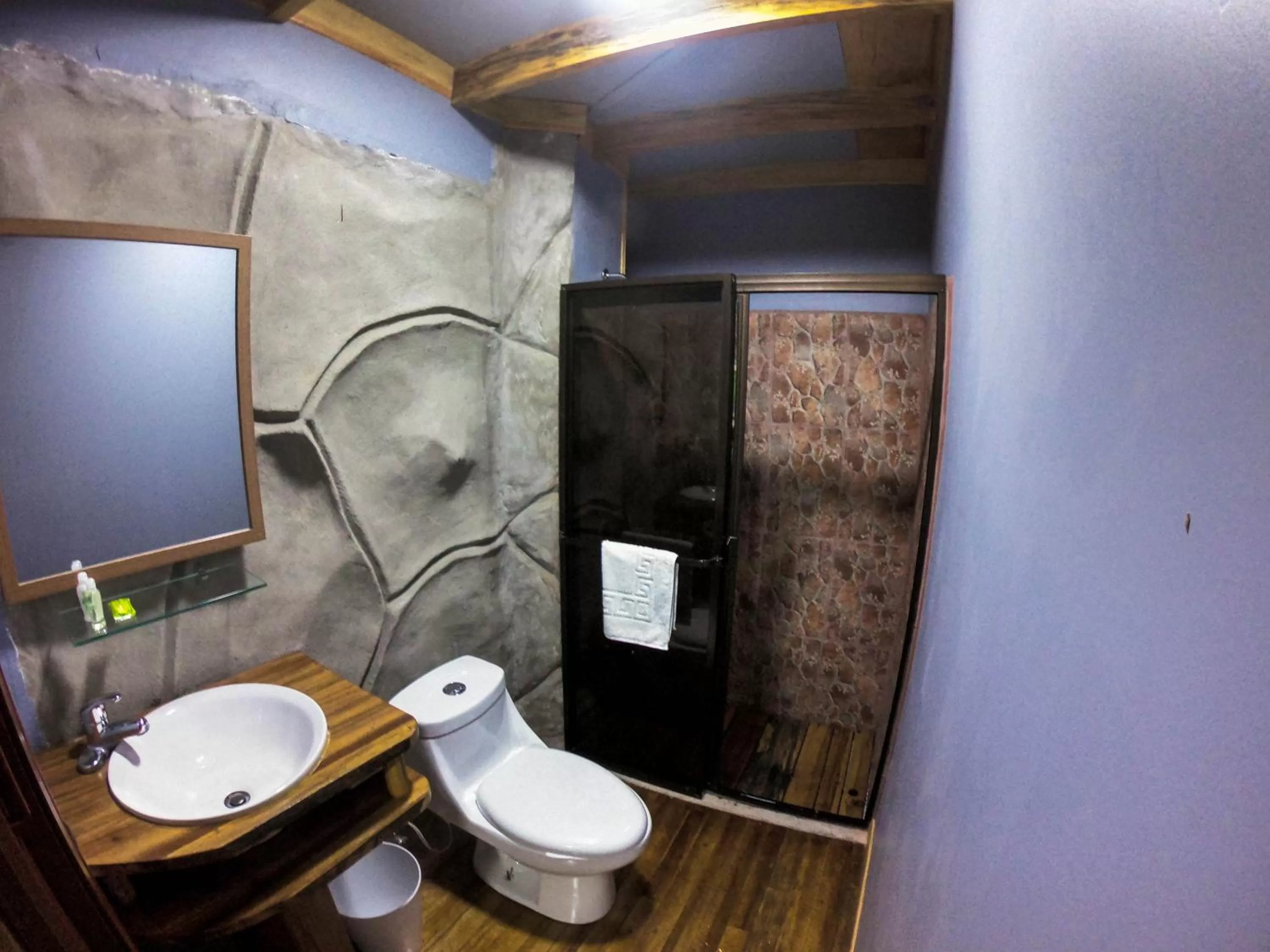 Shower in Hotel Hacienda Don Paolo